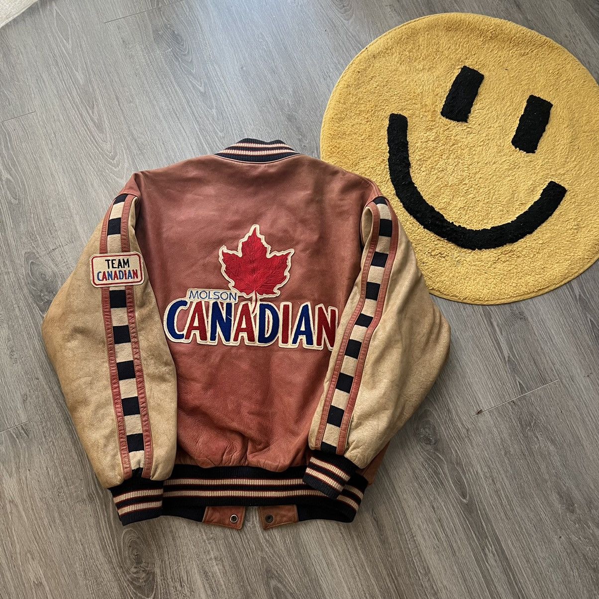 Roots Team Canada Roots Leather jacket 90s Size US XL / EU 56 / 4 - 3 Thumbnail