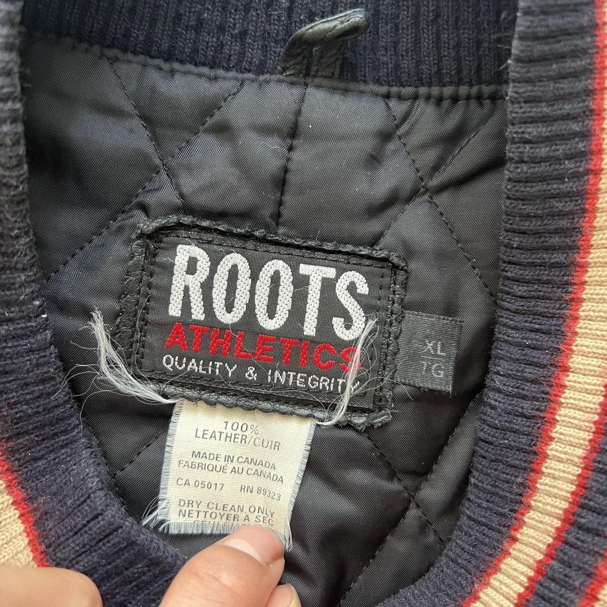 Roots Team Canada Roots Leather jacket 90s Size US XL / EU 56 / 4 - 10 Thumbnail