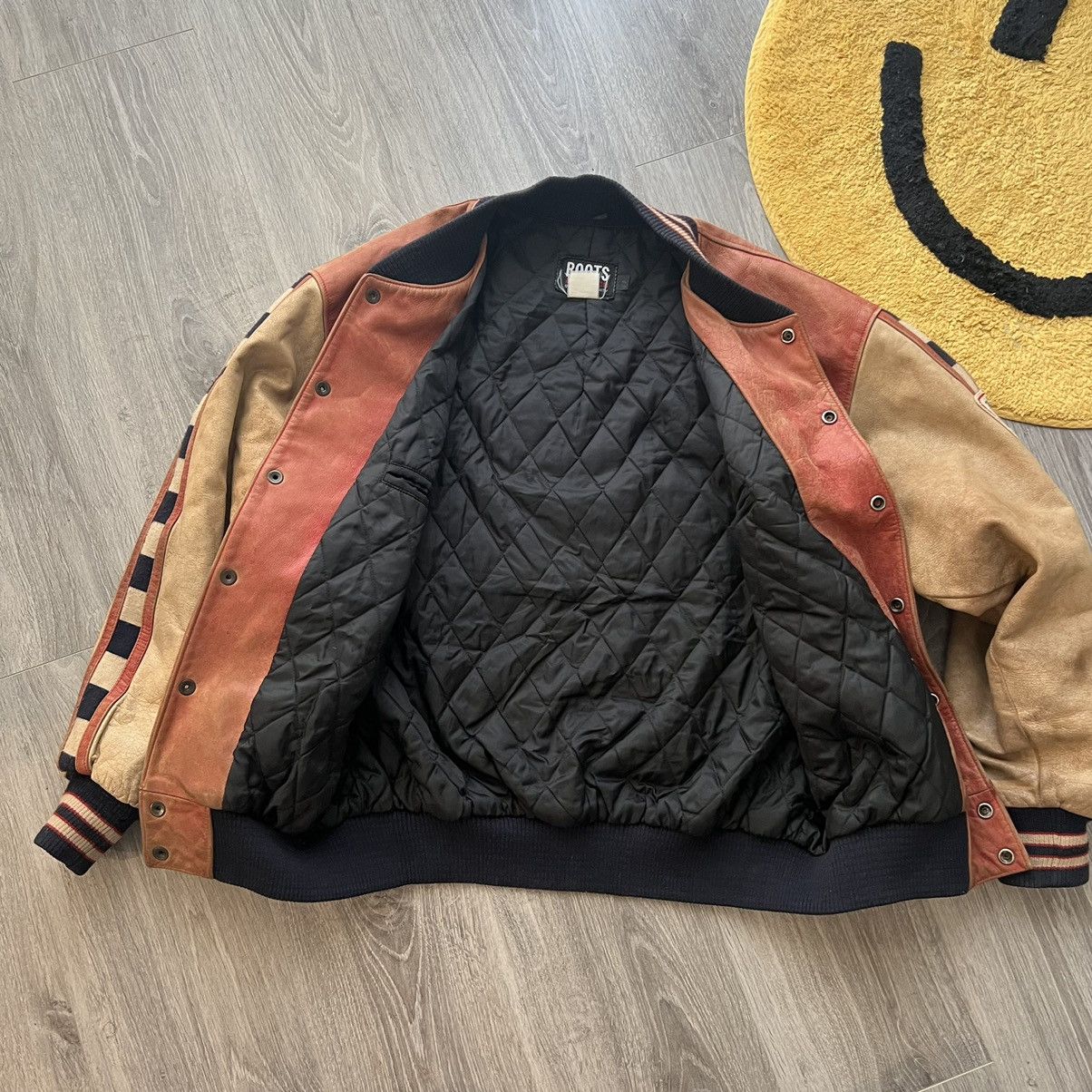 Roots Team Canada Roots Leather jacket 90s Size US XL / EU 56 / 4 - 13 Thumbnail