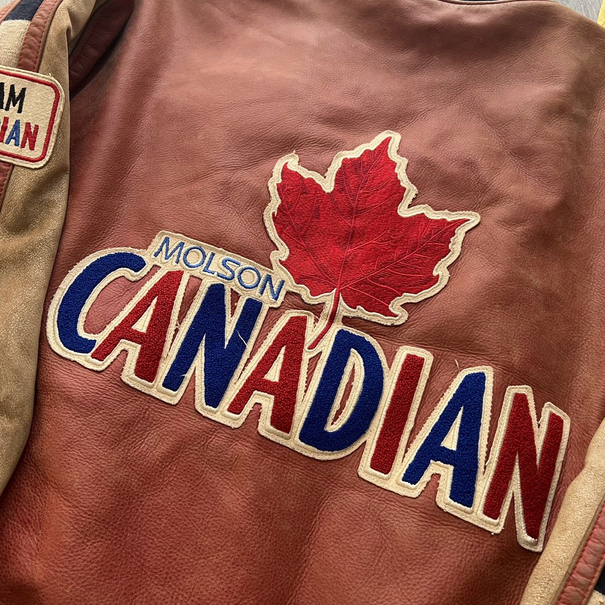 Roots Team Canada Roots Leather jacket 90s Size US XL / EU 56 / 4 - 7 Thumbnail