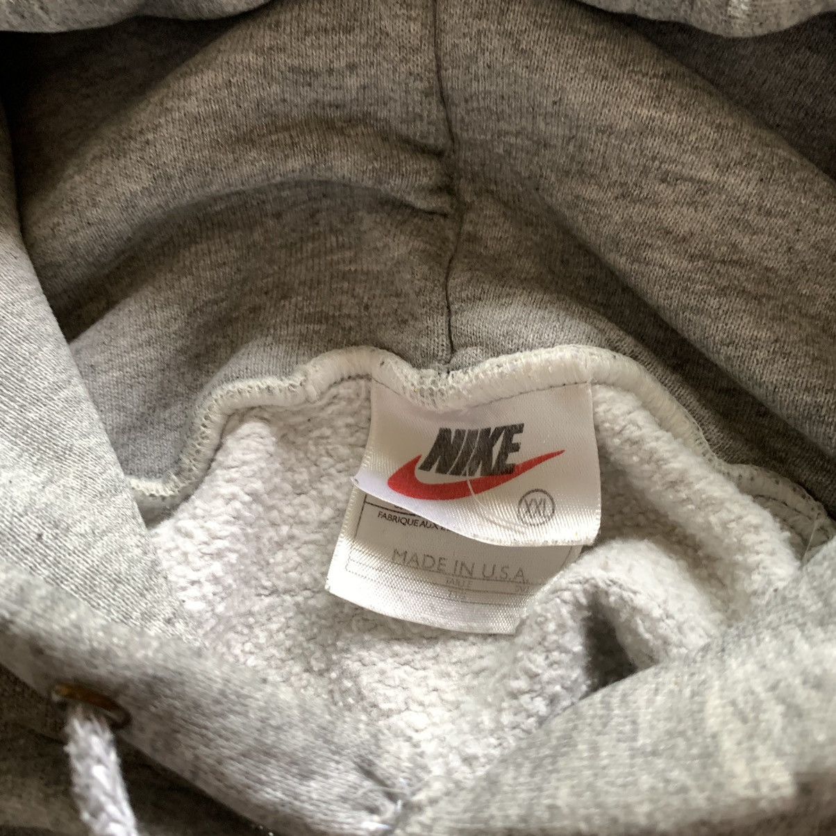 Nike × Vintage Vintage 90s Nike Embroidered Swoosh Graphic Hoodie XXL Rare Size US XXL / EU 58 / 5 - 8 Thumbnail