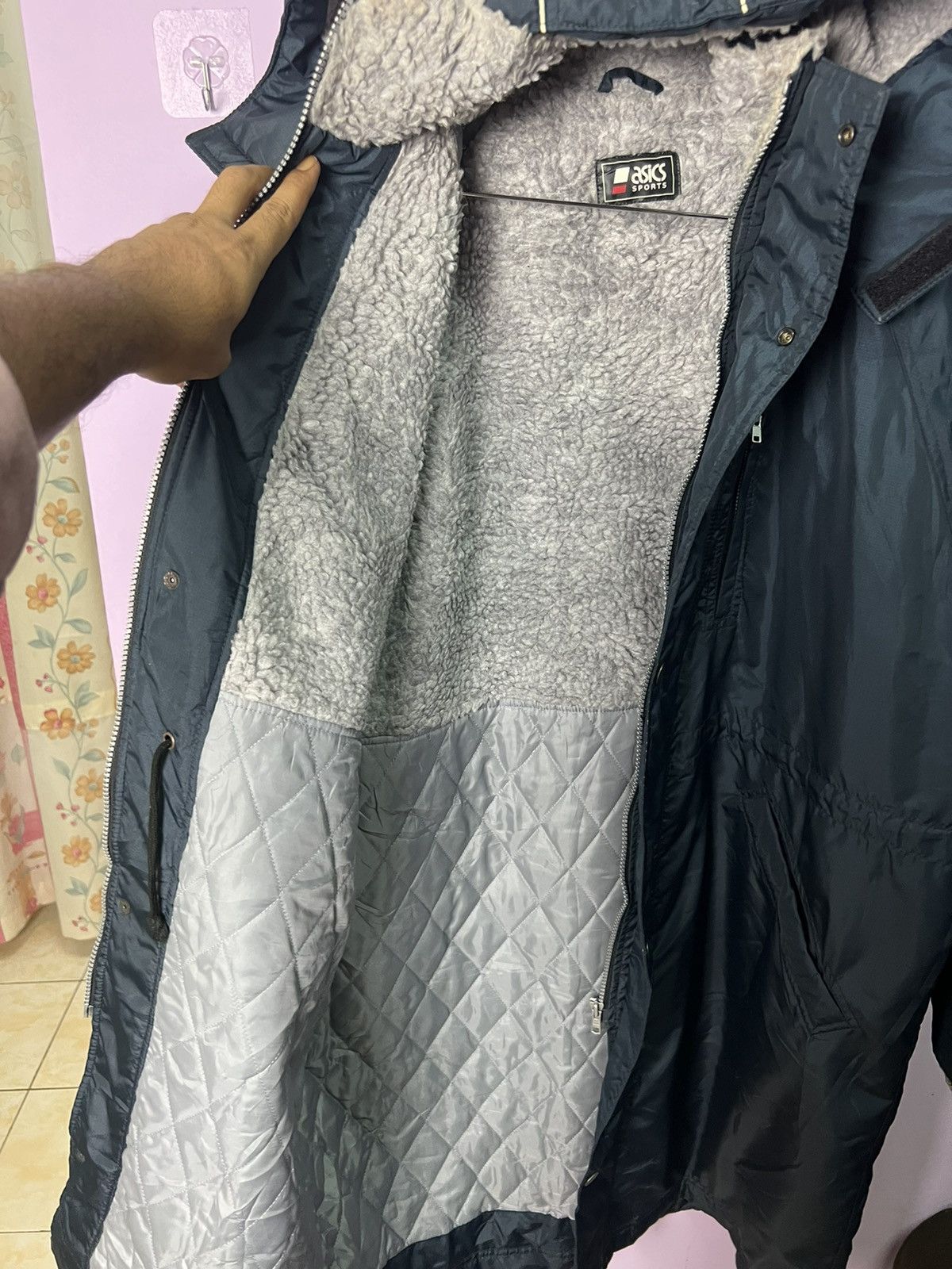 Asics 🔥ASICS Sports Long Quilted Jacket Size US L / EU 52-54 / 3 - 10 Thumbnail