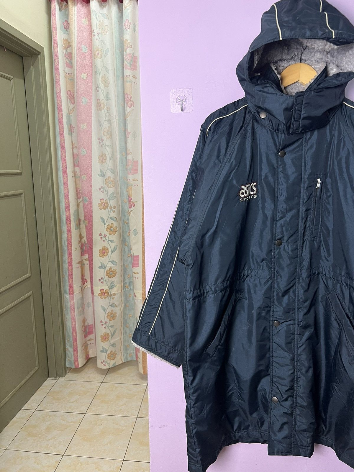 Asics 🔥ASICS Sports Long Quilted Jacket Size US L / EU 52-54 / 3 - 3 Thumbnail