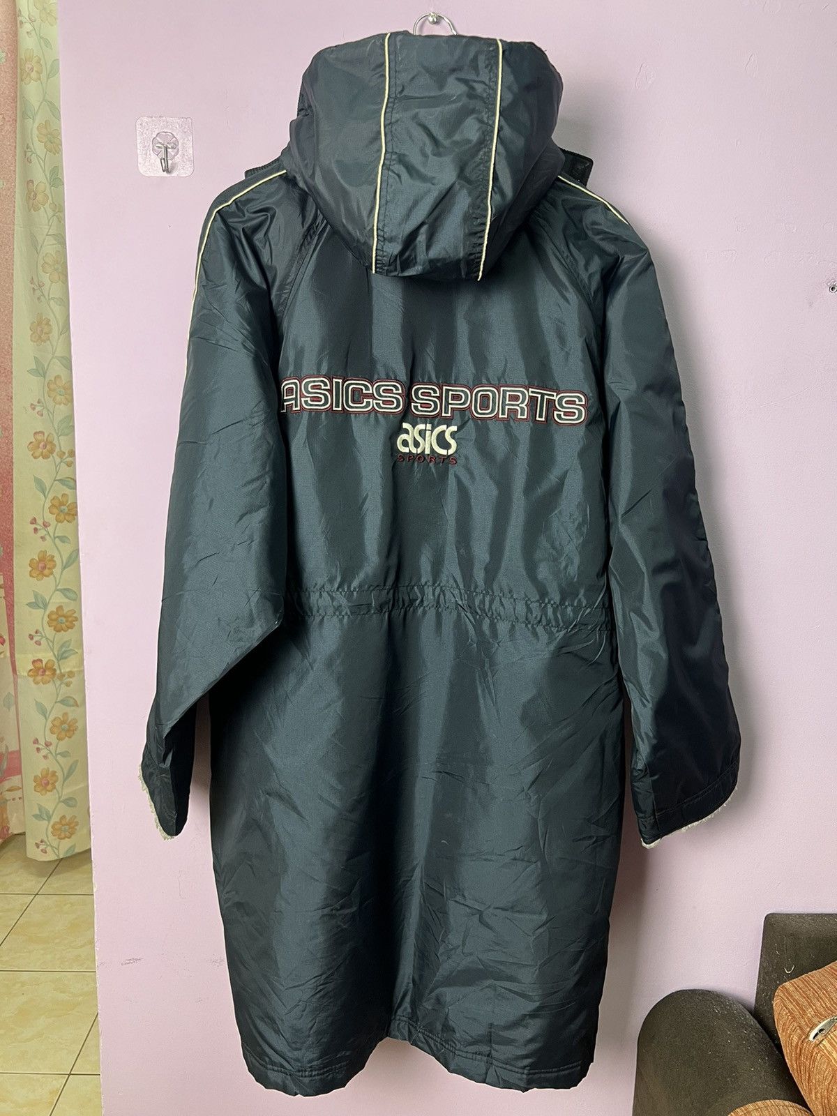 Asics 🔥ASICS Sports Long Quilted Jacket Size US L / EU 52-54 / 3 - 16 Thumbnail