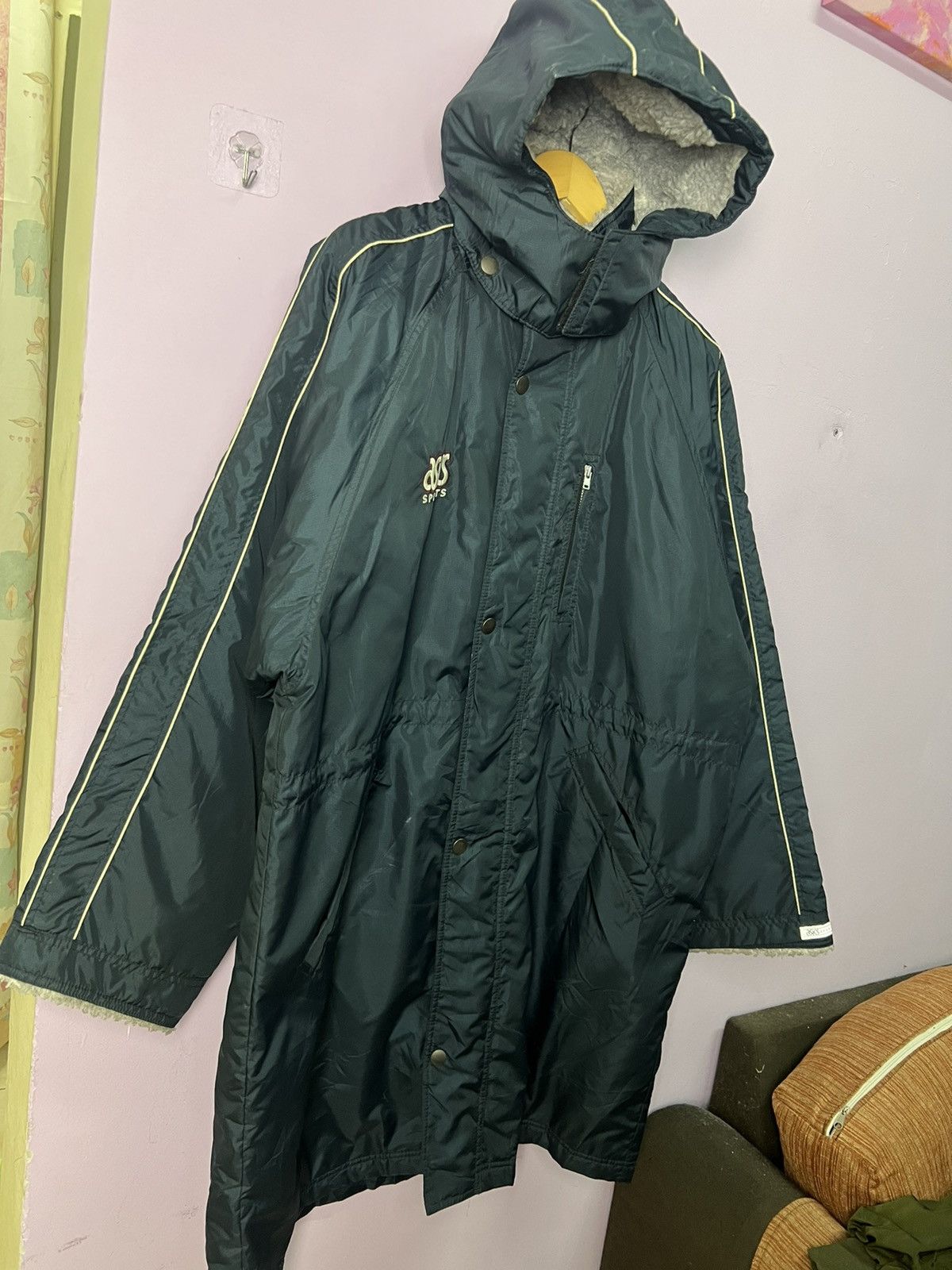 Asics 🔥ASICS Sports Long Quilted Jacket Size US L / EU 52-54 / 3 - 5 Thumbnail
