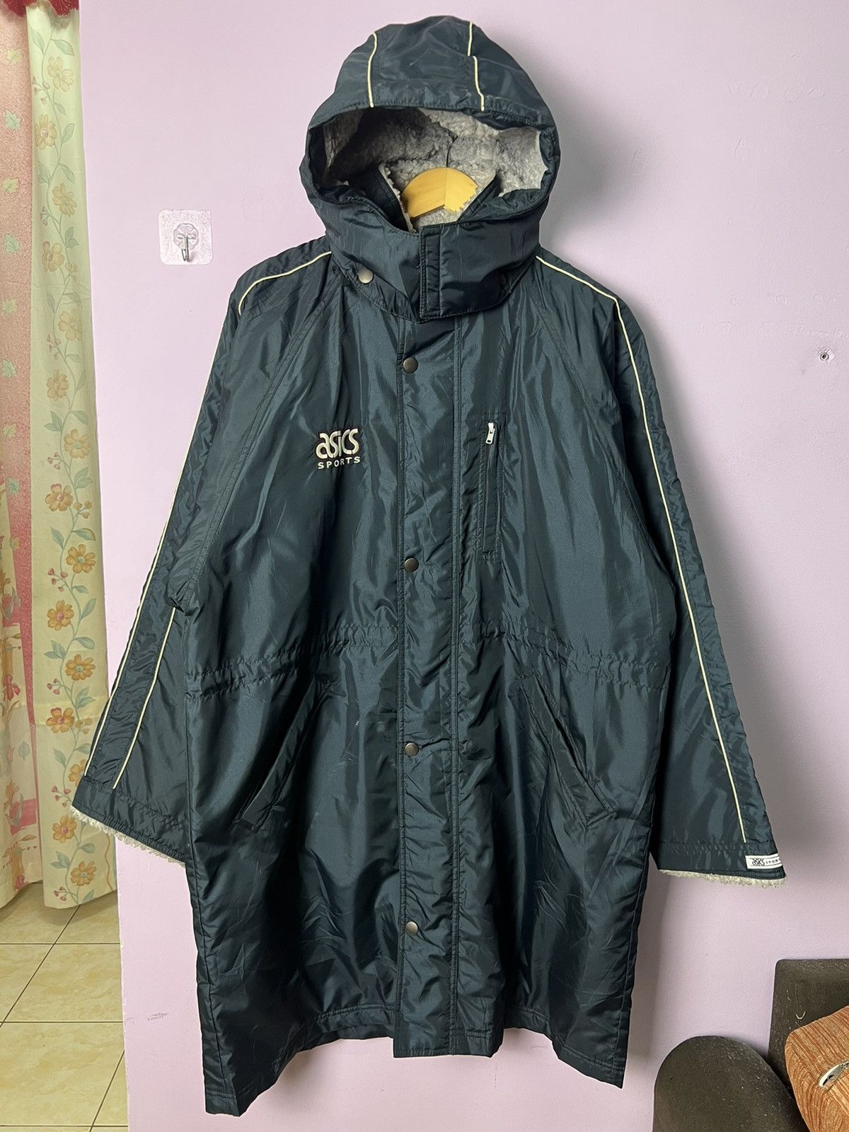 Asics 🔥ASICS Sports Long Quilted Jacket Size US L / EU 52-54 / 3 - 1 Thumbnail