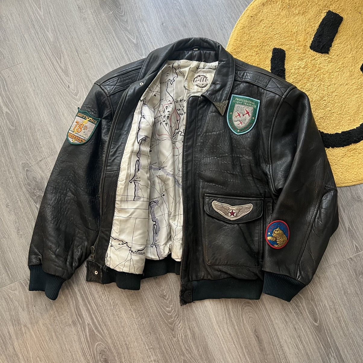 Vintage Vintage A-1 Leather jacket Size US L / EU 52-54 / 3 - 4 Thumbnail