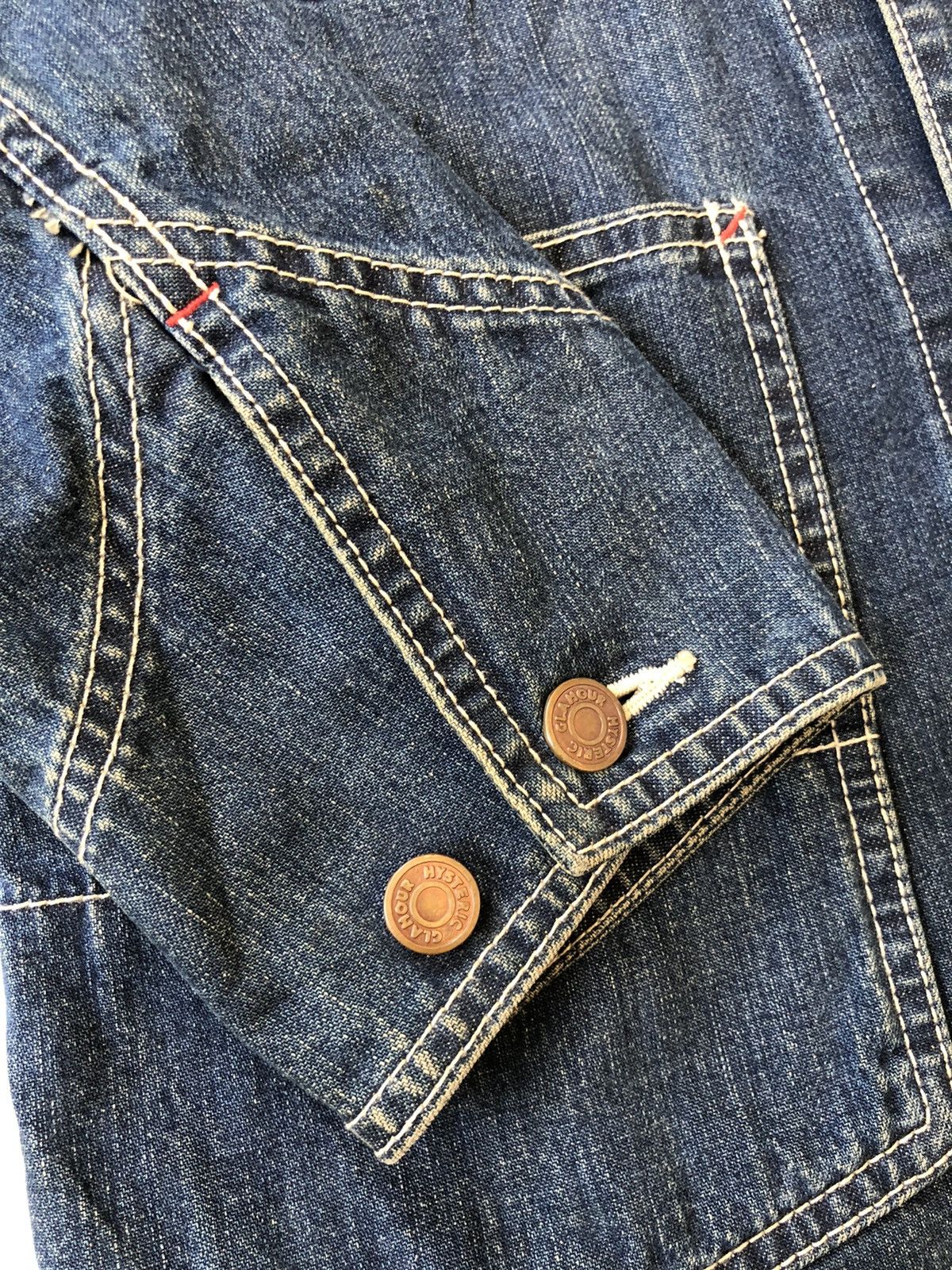 Hysteric Glamour OG HYSTERIC 🇯🇵 Chaos Patch 4 Pockets Denim Jacket Size US M / EU 48-50 / 2 - 5 Thumbnail