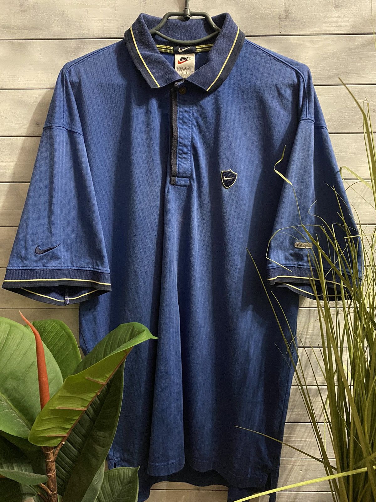 Nike Rare Vintage Polo Nike Swoosh Dri Fit. Small Logo. Size US XL / EU 56 / 4 - 1 Thumbnail