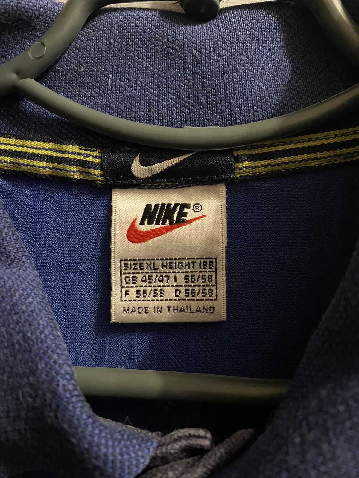 Nike Rare Vintage Polo Nike Swoosh Dri Fit. Small Logo. Size US XL / EU 56 / 4 - 8 Thumbnail