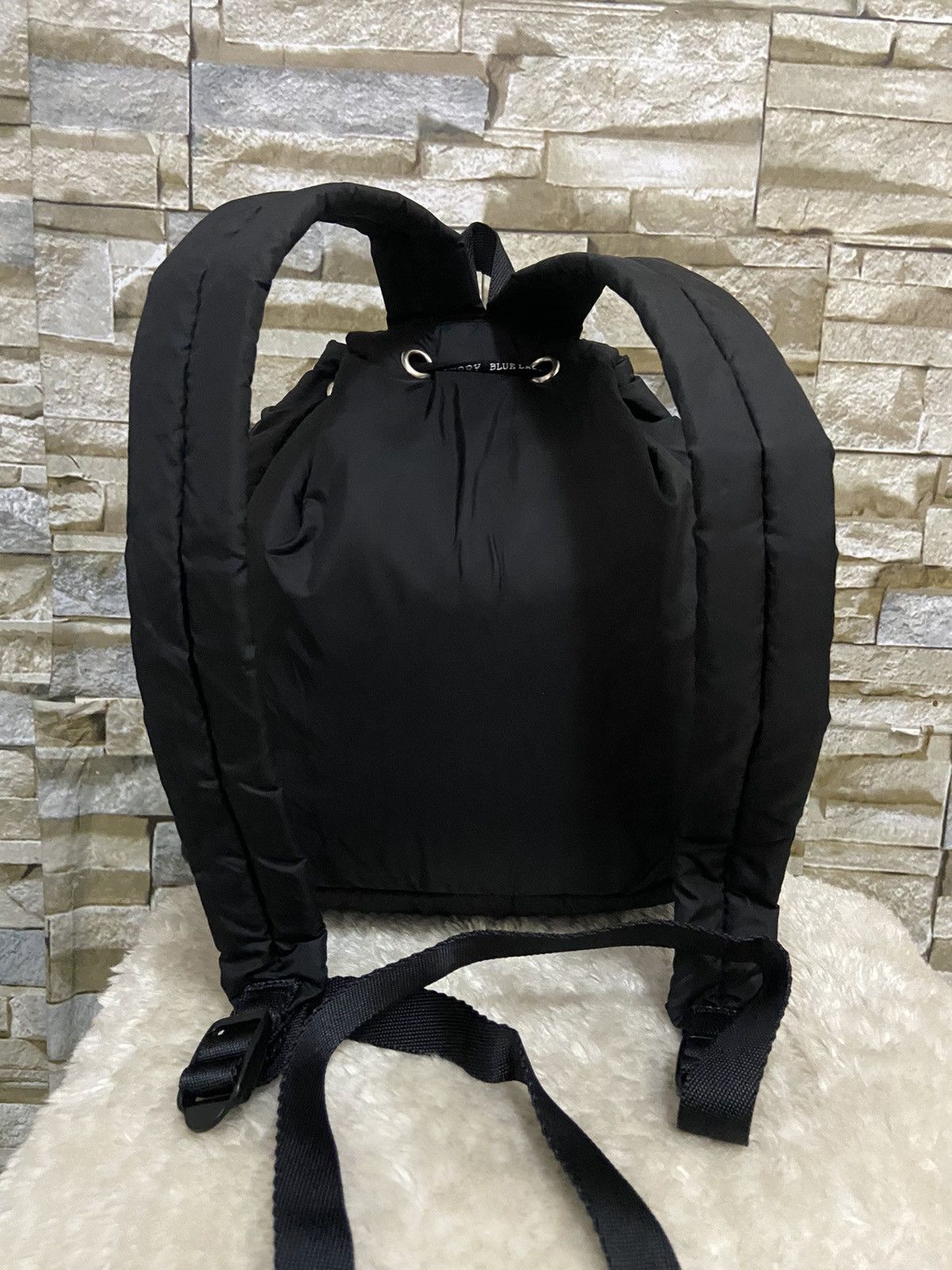 Burberry Authentic Burberry Black Nylon Drawstring Mini Backpack Size ONE SIZE - 5 Thumbnail