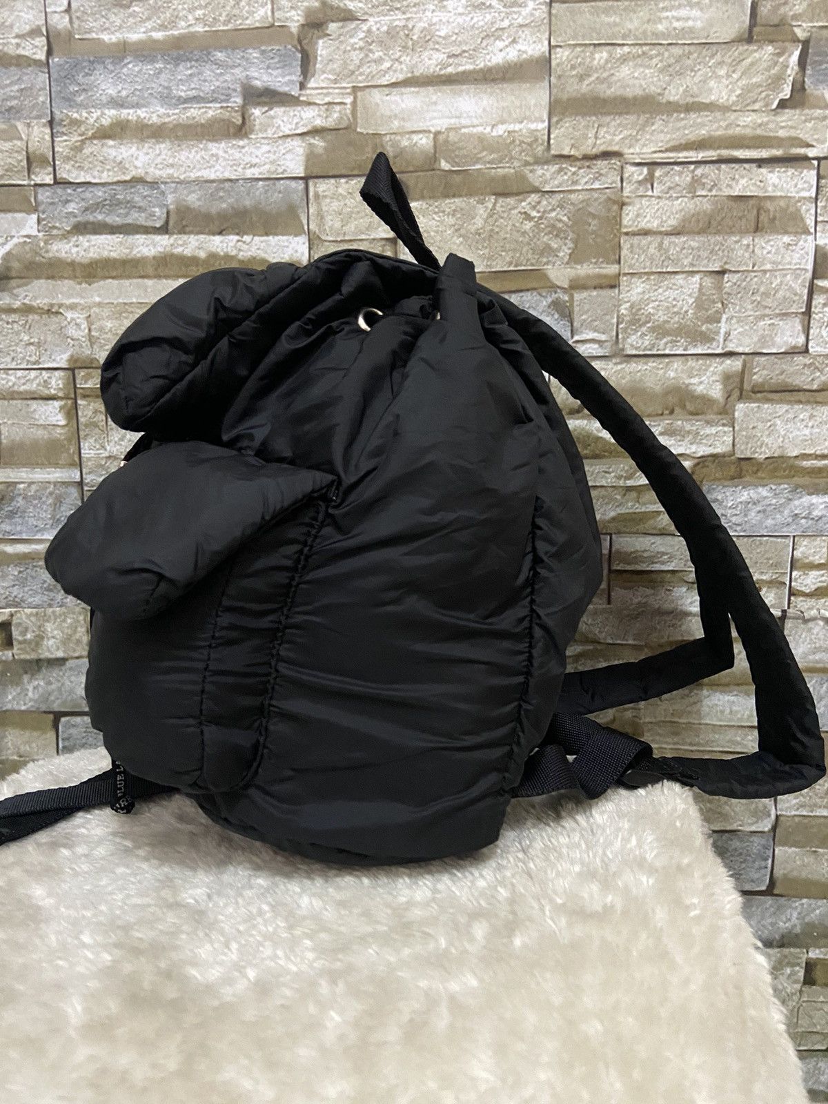 Burberry Authentic Burberry Black Nylon Drawstring Mini Backpack Size ONE SIZE - 11 Thumbnail