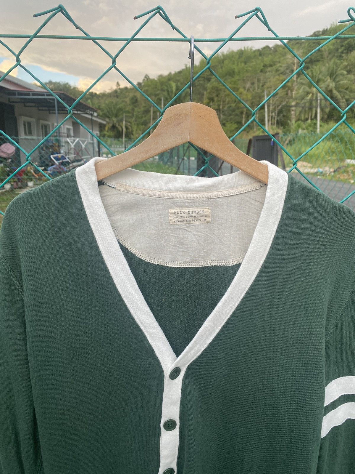 Japanese Brand × Vintage Back Number shaggy cardigan Size US M / EU 48-50 / 2 - 3 Thumbnail