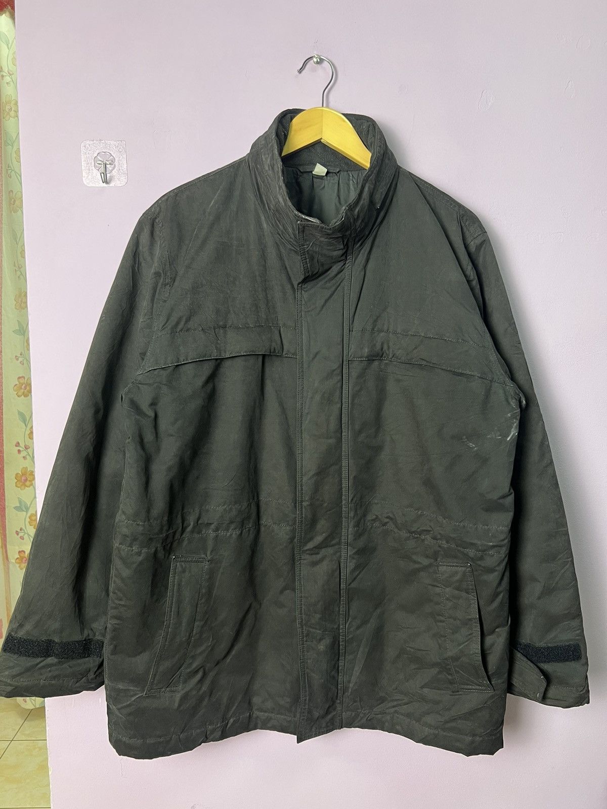 Japanese Brand 🔥Uniqlo Black Chore Quilted Jacket Size US L / EU 52-54 / 3 - 14 Thumbnail