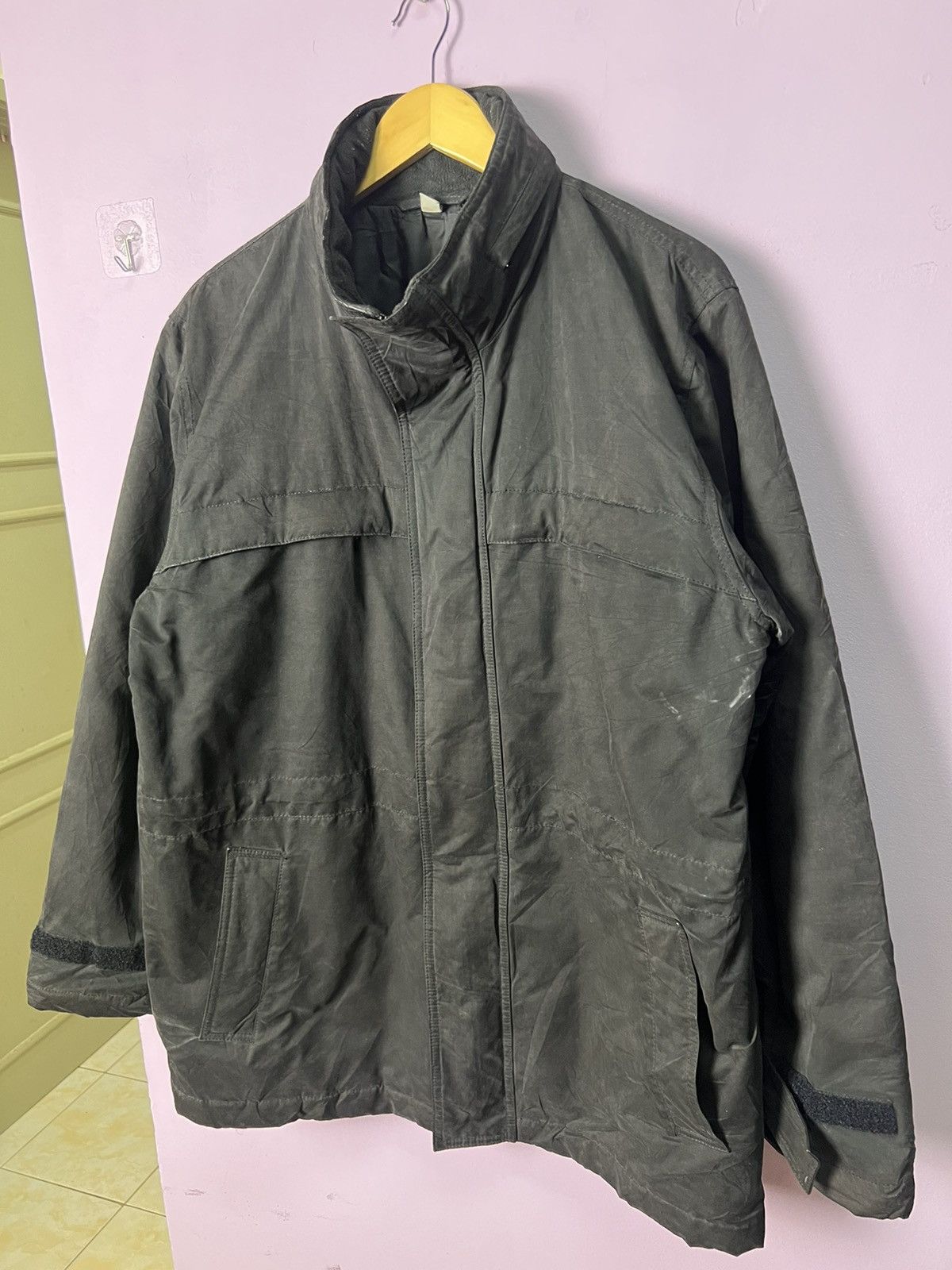 Japanese Brand 🔥Uniqlo Black Chore Quilted Jacket Size US L / EU 52-54 / 3 - 1 Thumbnail