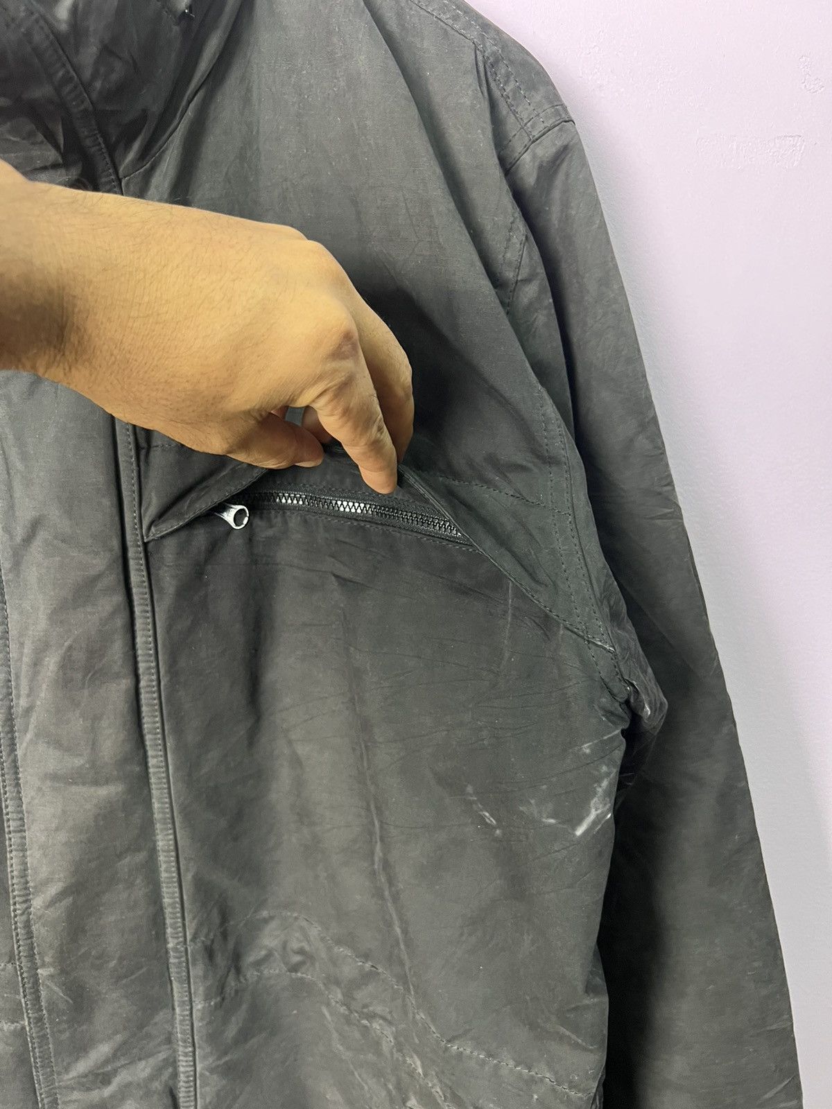 Japanese Brand 🔥Uniqlo Black Chore Quilted Jacket Size US L / EU 52-54 / 3 - 3 Thumbnail