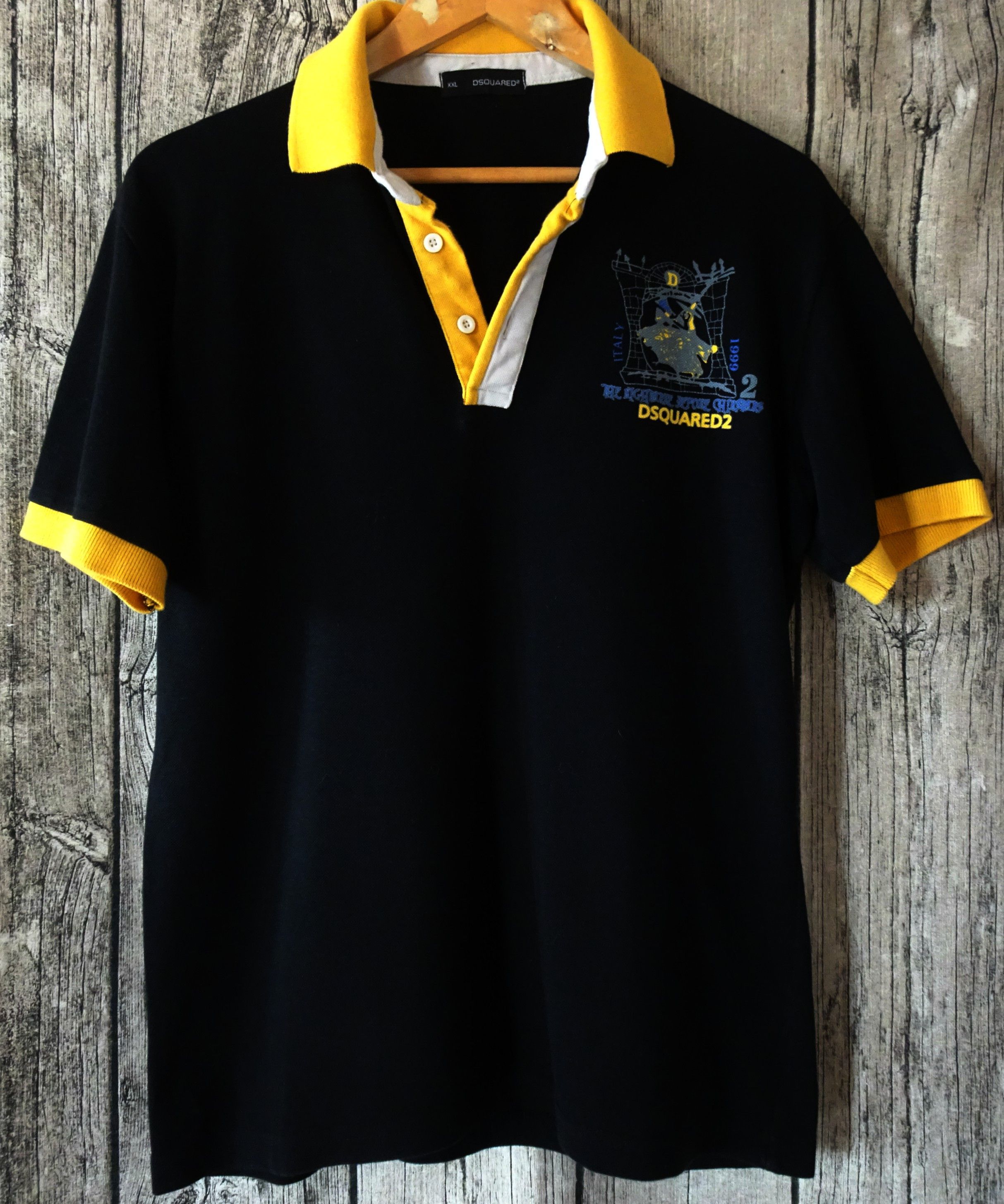 Dsquared2 RARE VINTAGE POLO SHIRT Size US M / EU 48-50 / 2 - 1 Thumbnail
