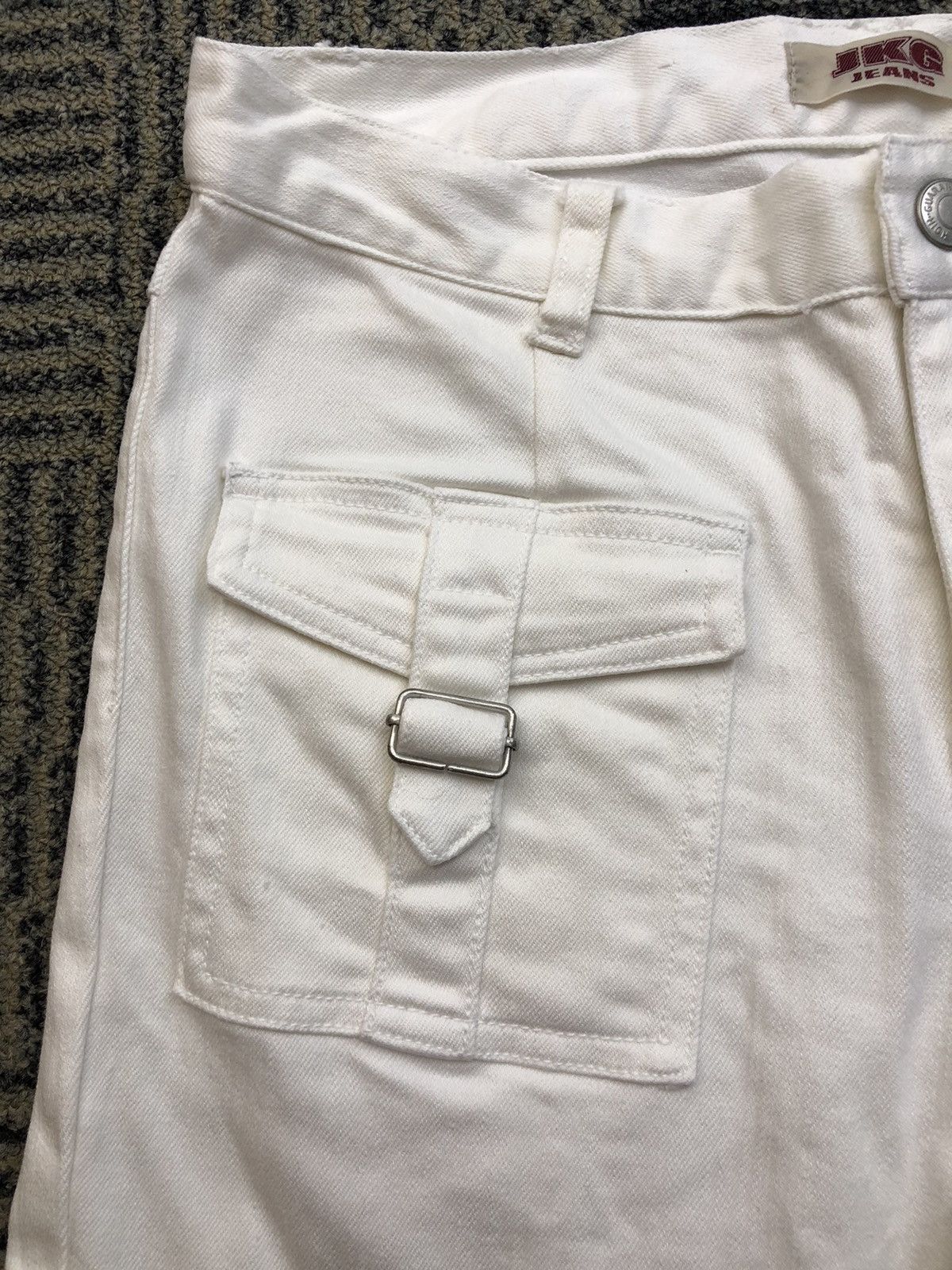 Japanese Brand Japanese J.K.G Jeans Multipocket Cargo Flared Bootcut Jeans Size US 28 / EU 44 - 8 Thumbnail