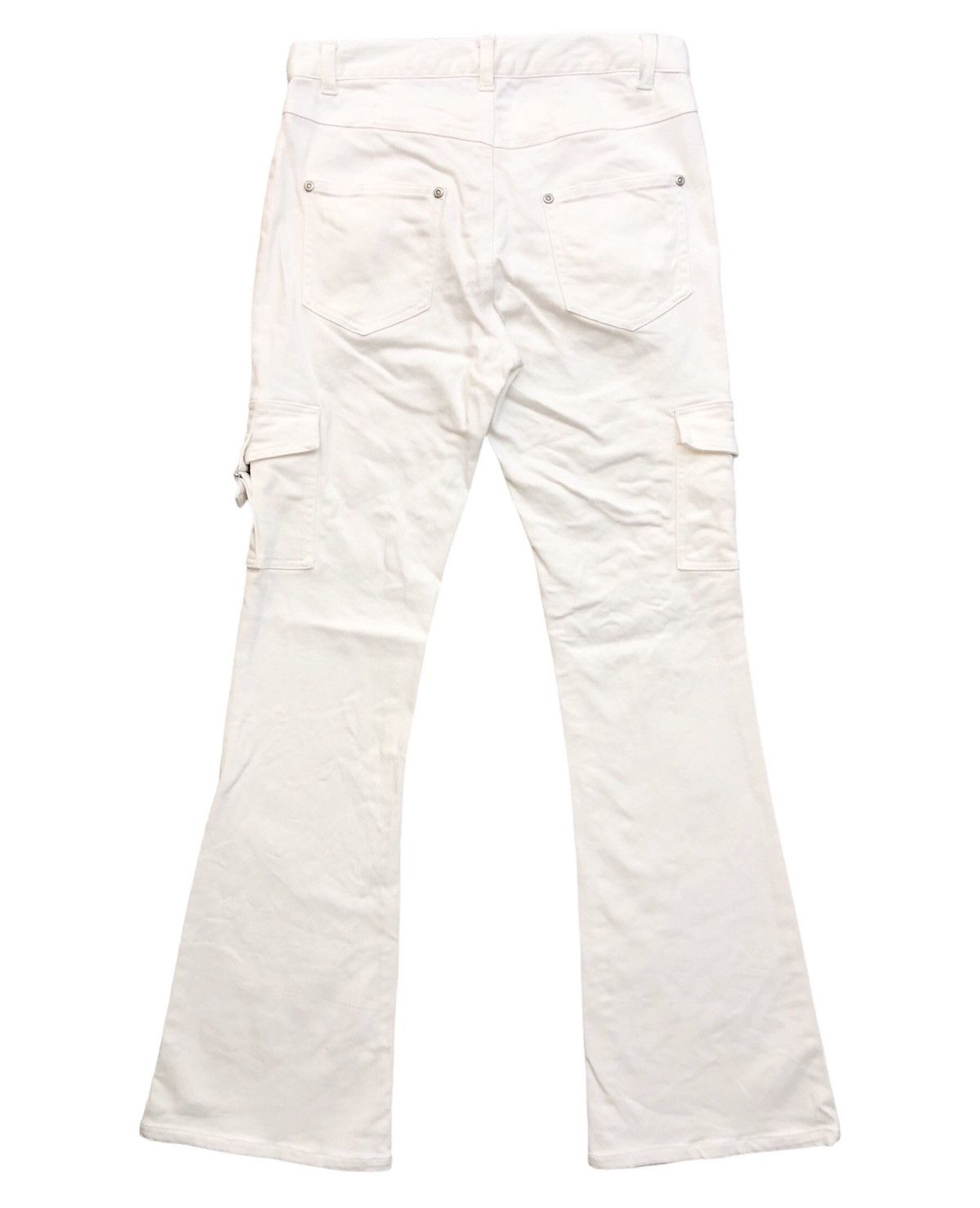 Japanese Brand Japanese J.K.G Jeans Multipocket Cargo Flared Bootcut Jeans Size US 28 / EU 44 - 2 Thumbnail