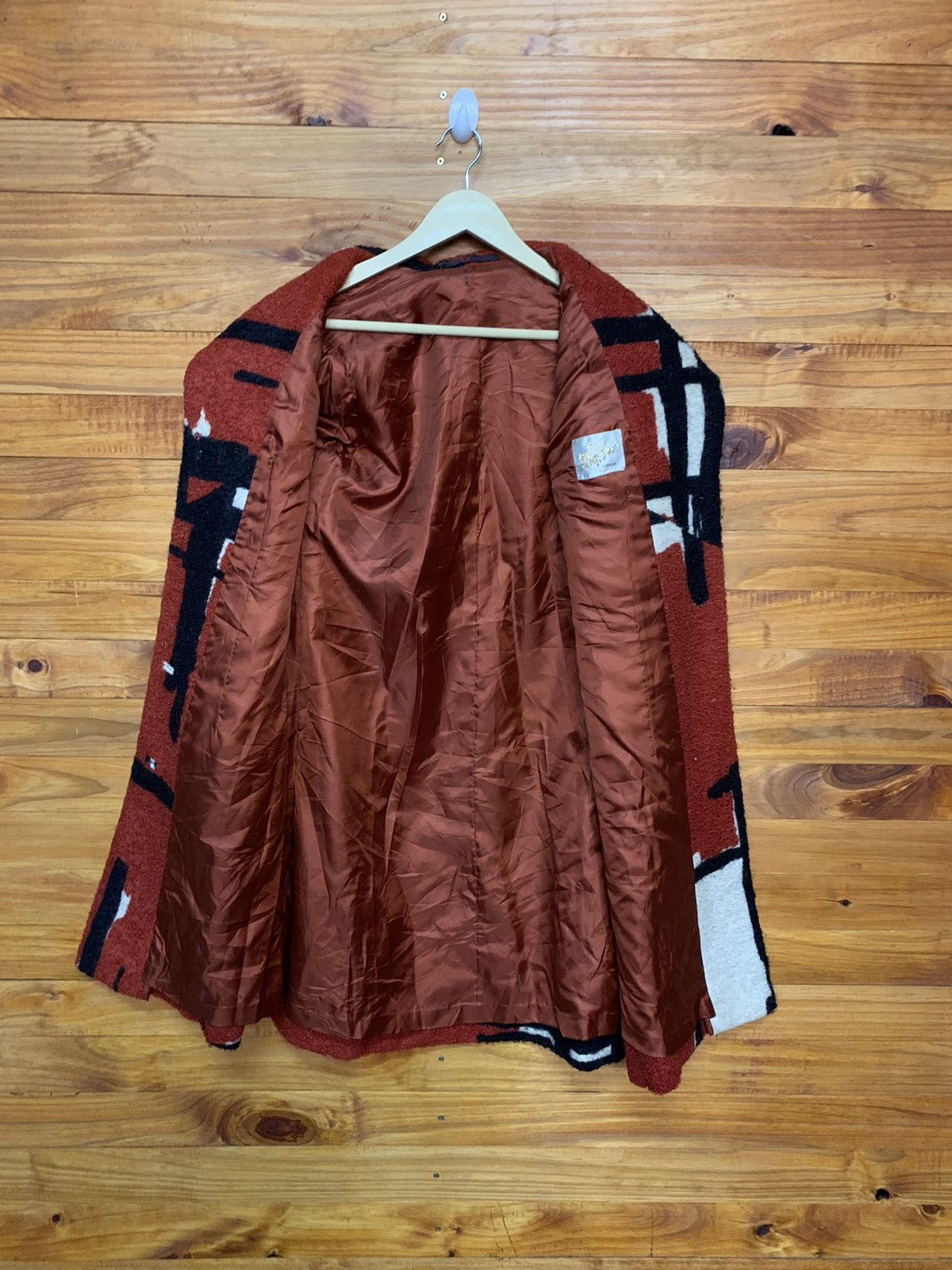 Vintage Vintage Pop Art Wool Coat Size US S / EU 44-46 / 1 - 8 Thumbnail