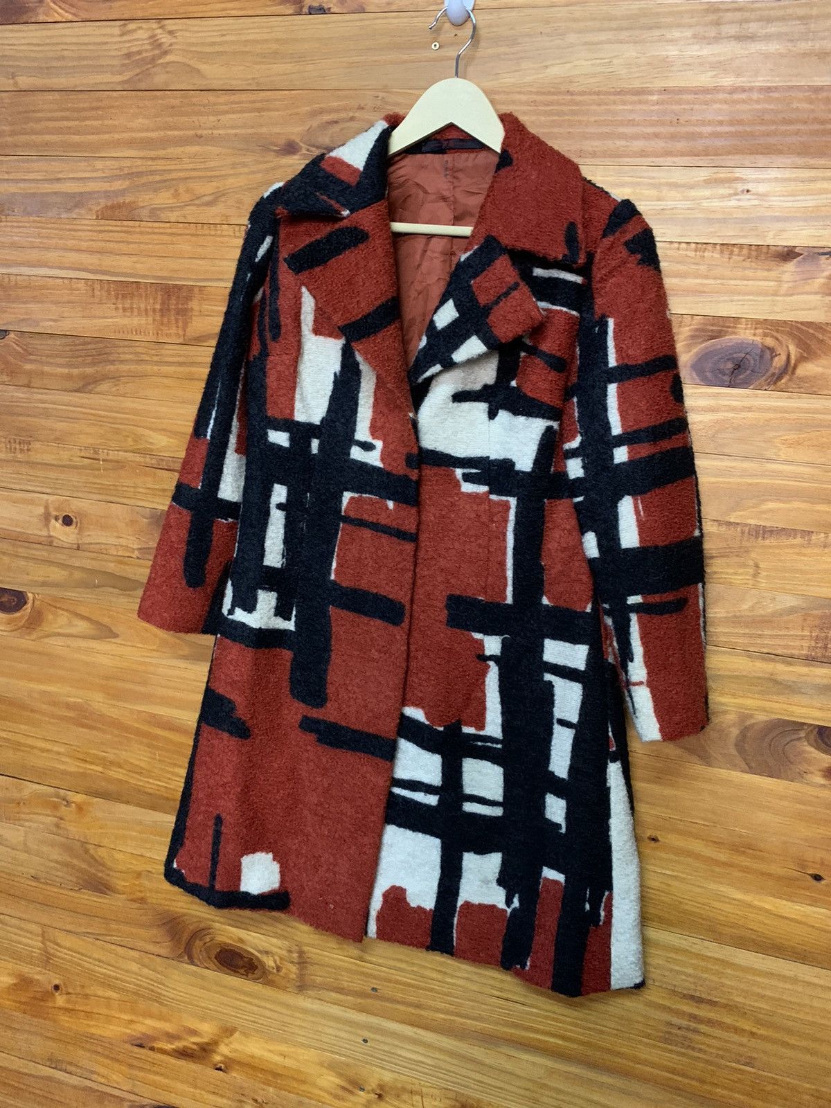 Vintage Vintage Pop Art Wool Coat Size US S / EU 44-46 / 1 - 2 Thumbnail