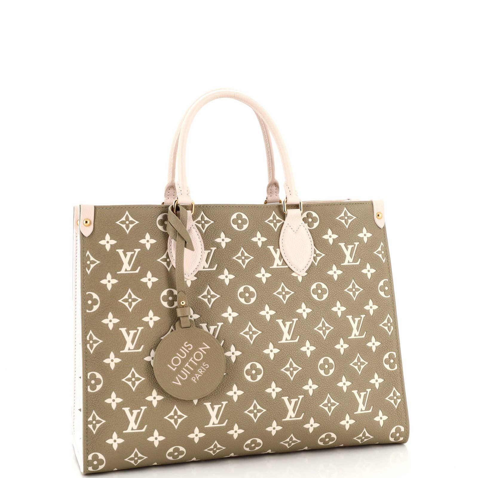 Louis Vuitton OnTheGo Tote Spring in the City Monogram Empreinte Leather MM  at 1stDibs