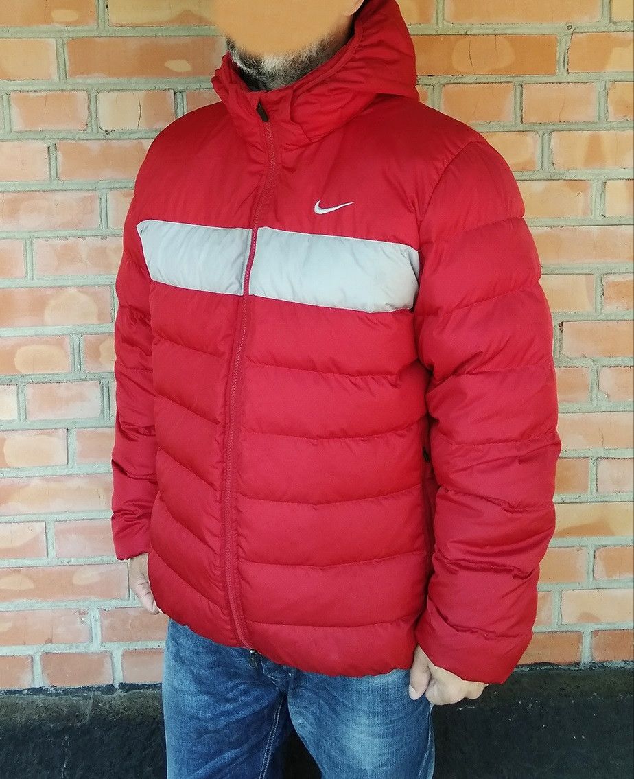 Nike Nike Y2K Storm-Fit Swoosh Down Puffer Jacket Vintage Size US L / EU 52-54 / 3 - 3 Thumbnail
