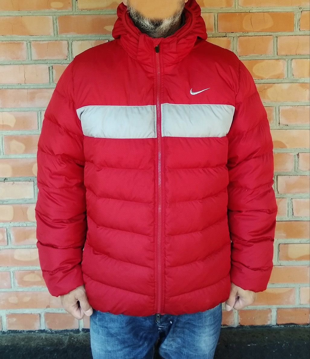 Nike Nike Y2K Storm-Fit Swoosh Down Puffer Jacket Vintage Size US L / EU 52-54 / 3 - 2 Thumbnail