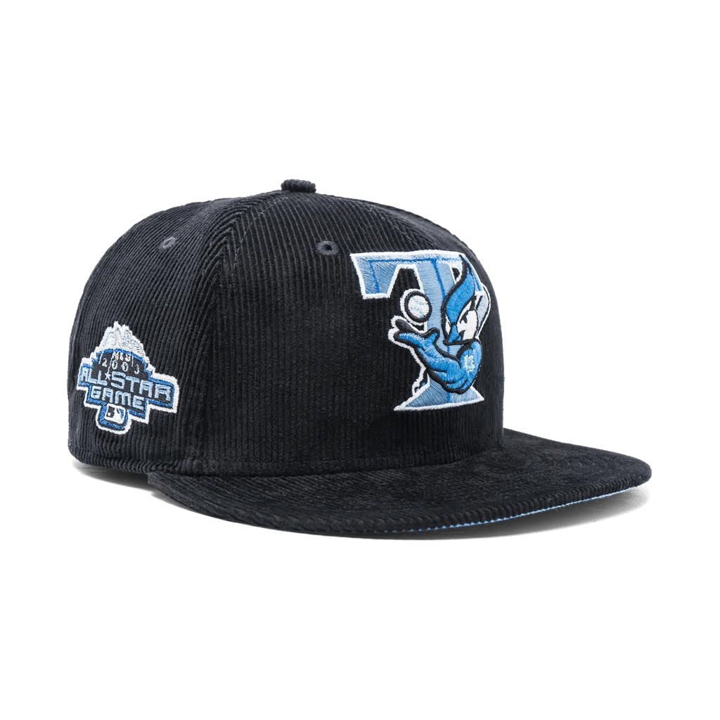 New Era Blue Jays T-bird 59FIFTY Ocean Blue Corduory Size 7 1/8 Size ONE SIZE - 1 Thumbnail