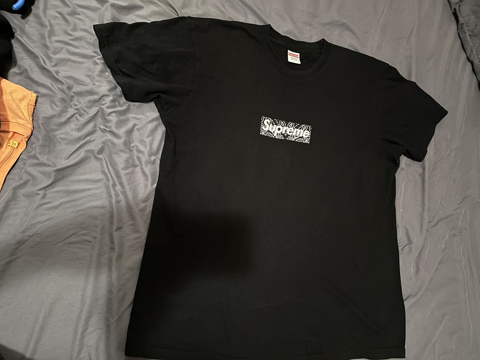Supreme Supreme Bandana Box Logo Tee Black Large Size US L / EU 52-54 / 3 - 4 Thumbnail
