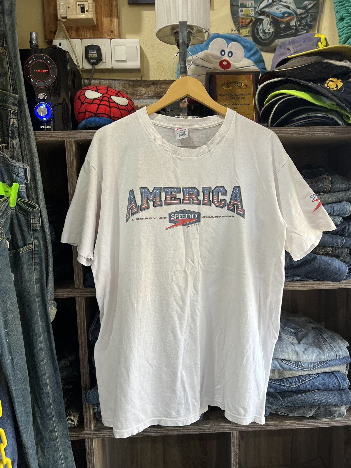 Speedo 🔥Vintage 96 Speedo America Size US L / EU 52-54 / 3 - 1 Thumbnail