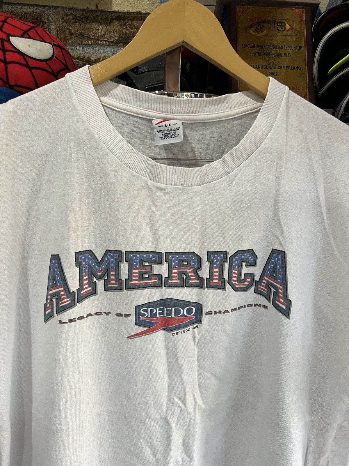 Speedo 🔥Vintage 96 Speedo America Size US L / EU 52-54 / 3 - 6 Thumbnail