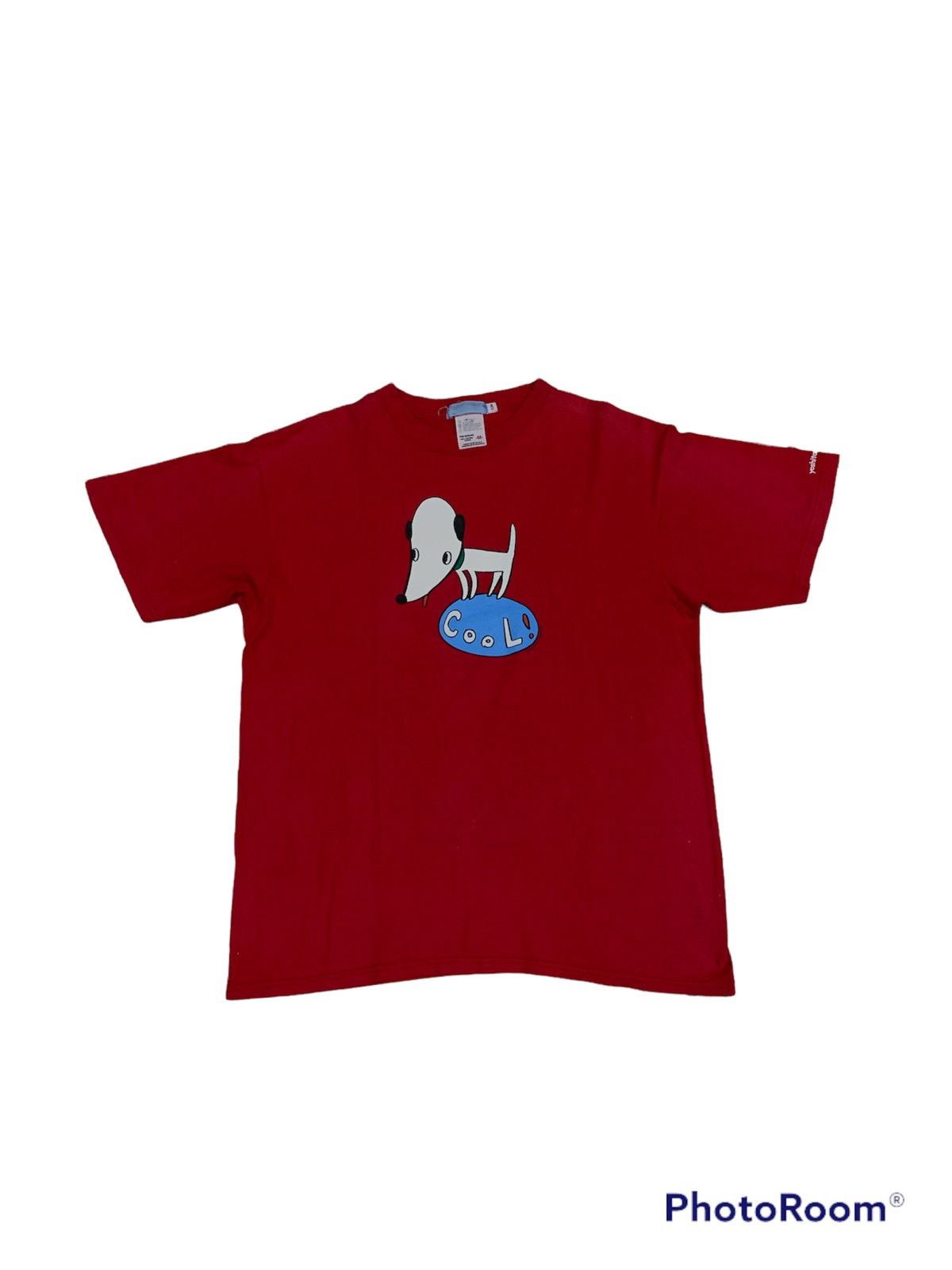 image of Art x Vintage Yoshitomo Nara Red Cool Dog Moma Circa 2001, Men's (Size Medium)