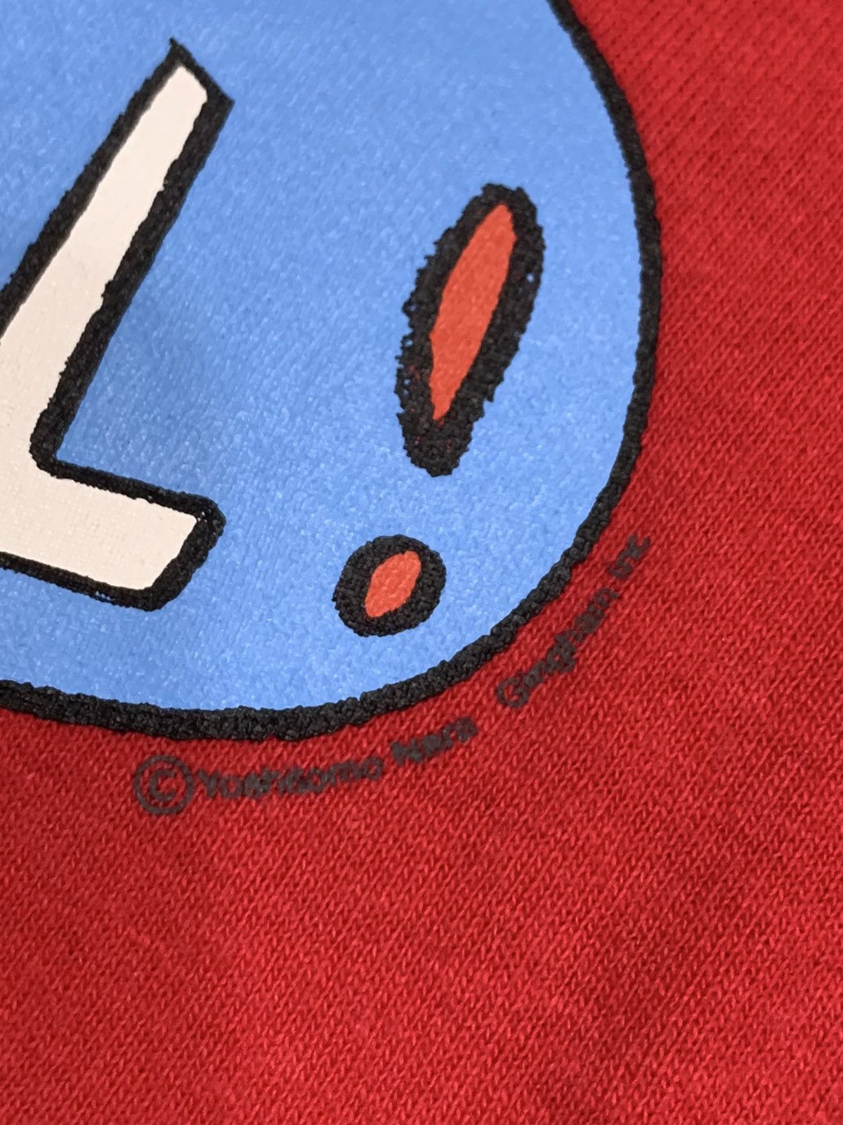 Japanese Brand × Vintage VINTAGE YOSHITOMO NARA RED COOL DOG MOMA CIRCA 2001 Size US M / EU 48-50 / 2 - 7 Thumbnail