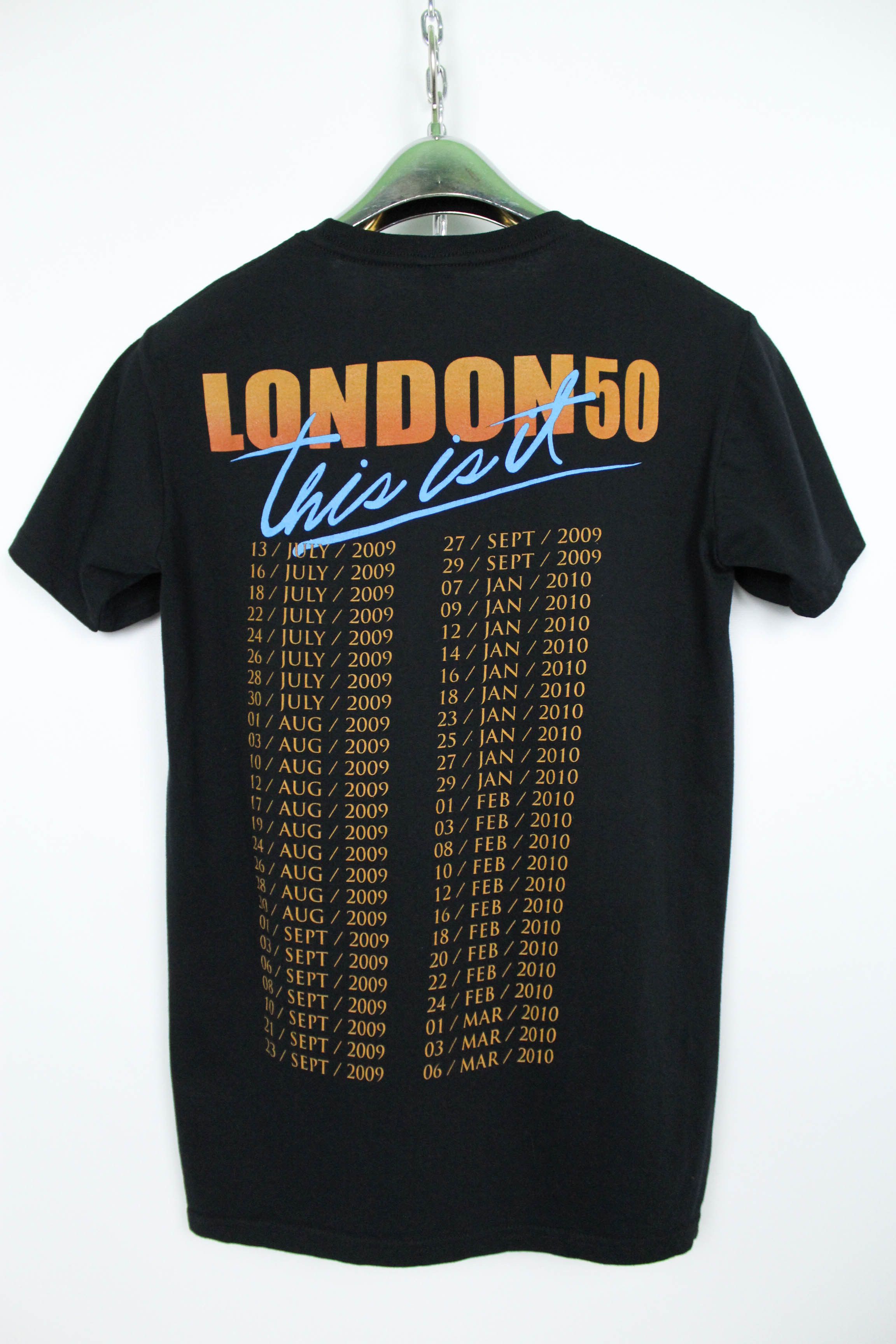 Band Tees Michael Jackson London 50 “This Is It” 2009 Merch Band Tee Size US XS / EU 42 / 0 - 2 Thumbnail