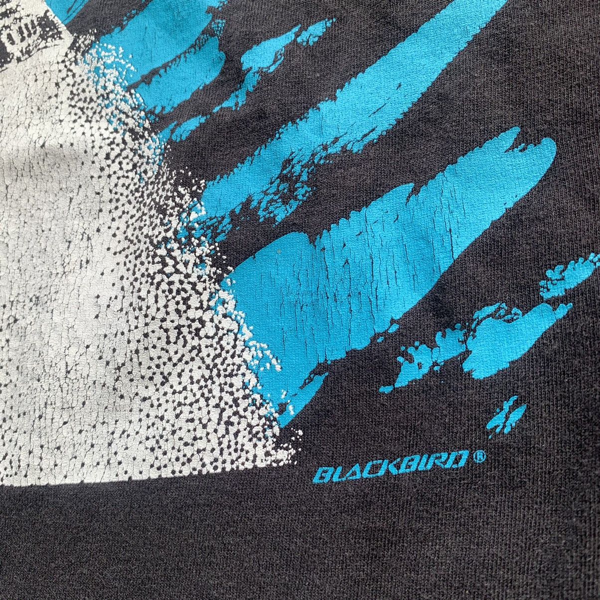 Jerzees Space Shuttle Blackbird vintage 1988 blck tshirt tee Size US M / EU 48-50 / 2 - 7 Thumbnail