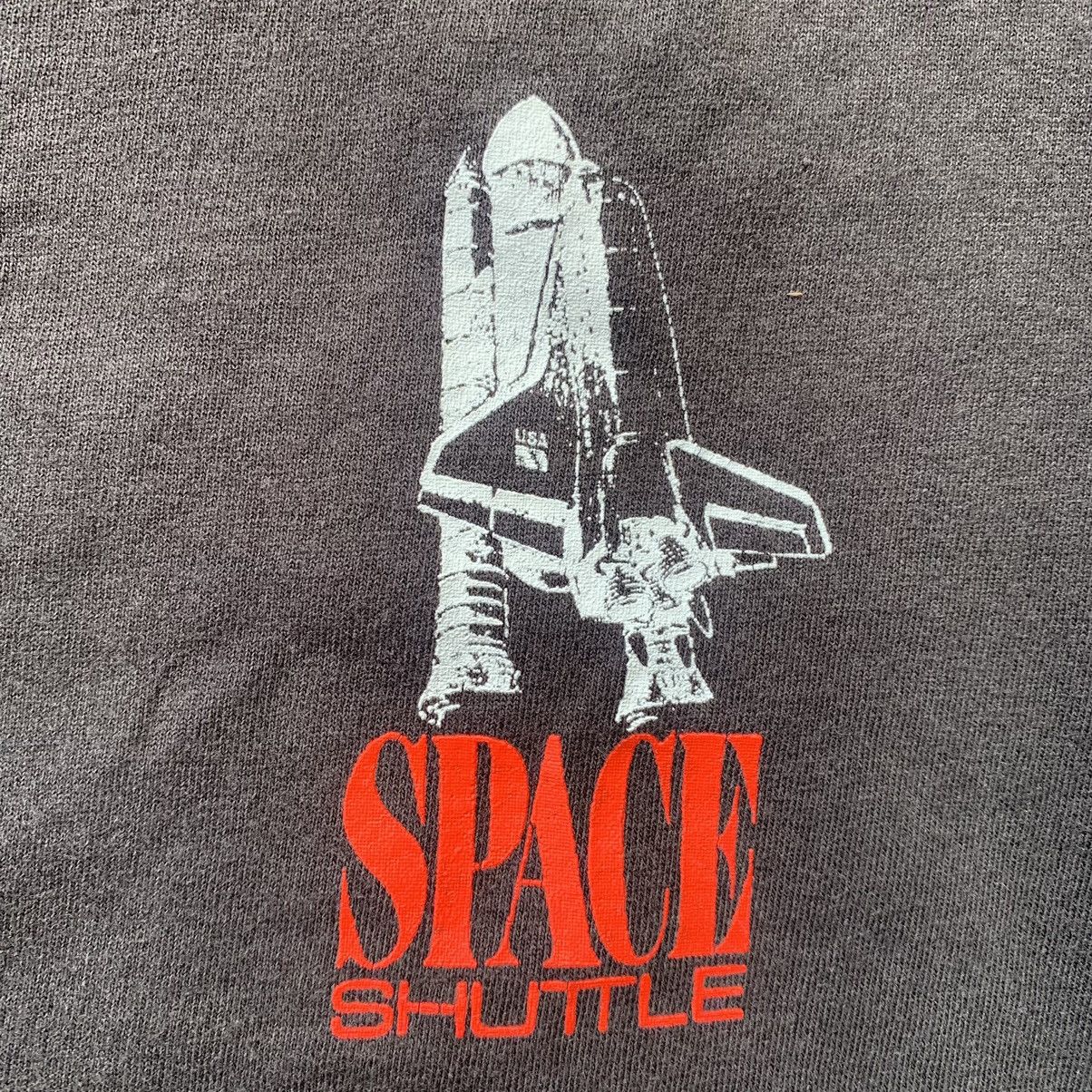 Jerzees Space Shuttle Blackbird vintage 1988 blck tshirt tee Size US M / EU 48-50 / 2 - 3 Thumbnail