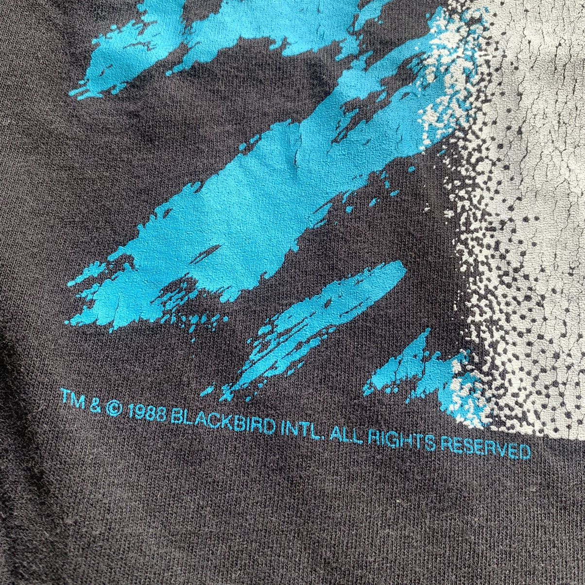 Jerzees Space Shuttle Blackbird vintage 1988 blck tshirt tee Size US M / EU 48-50 / 2 - 8 Thumbnail