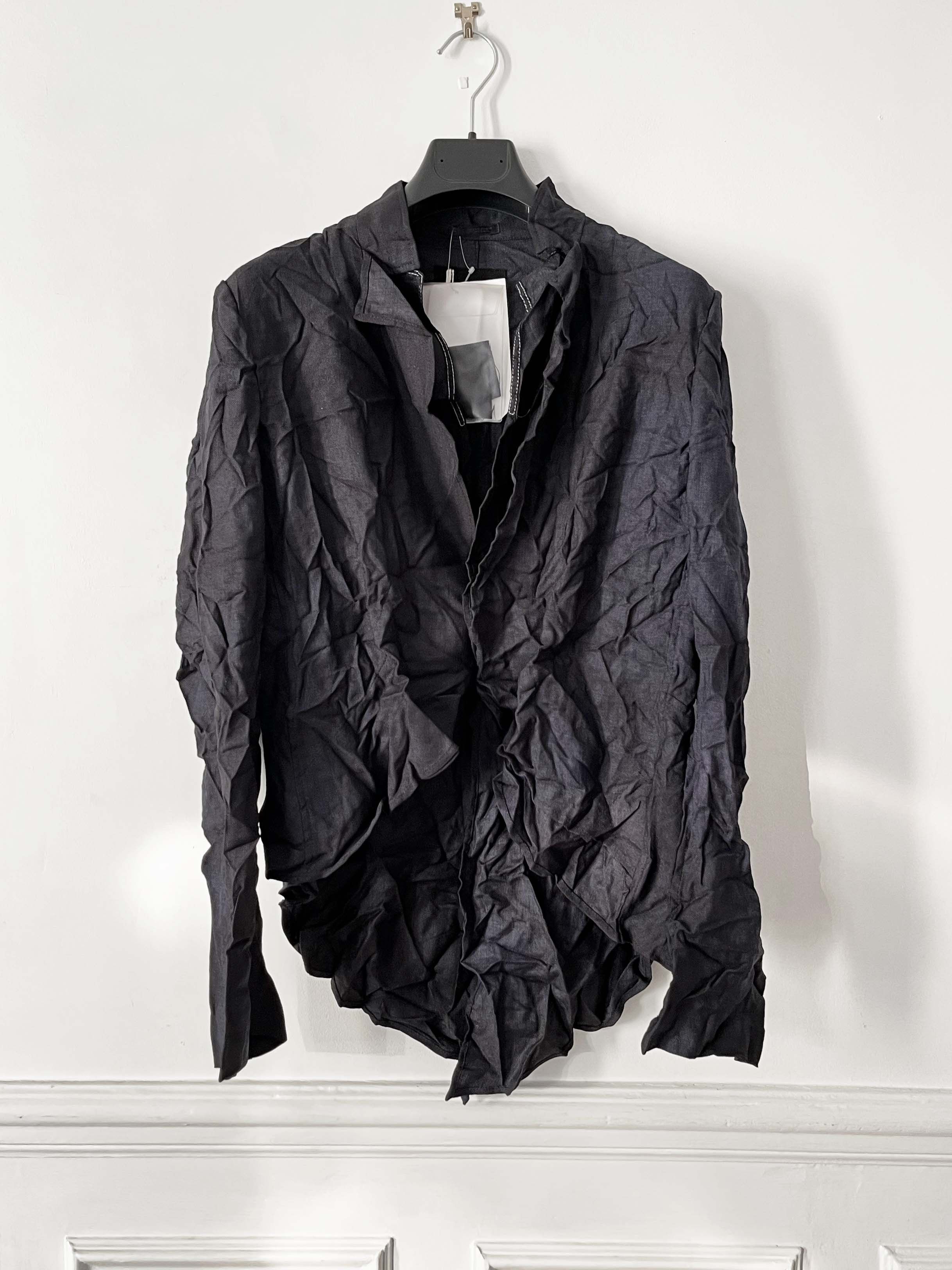Yohji Yamamoto Yohji "Lazy" Yamamoto wrinkled blazer jacket Size M / US 6-8 / IT 42-44 - 1 Thumbnail