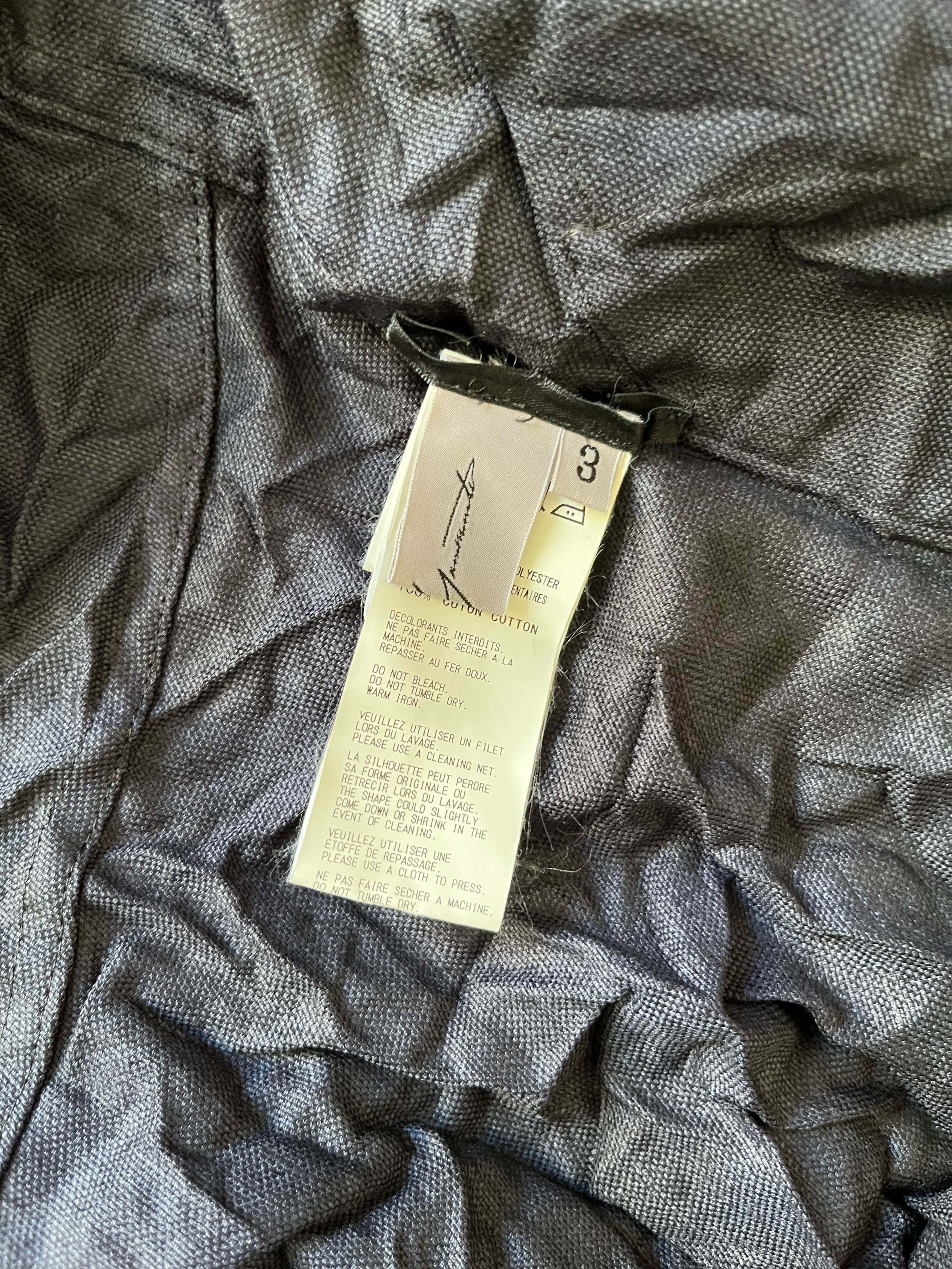 Yohji Yamamoto Yohji "Lazy" Yamamoto wrinkled blazer jacket Size M / US 6-8 / IT 42-44 - 3 Thumbnail