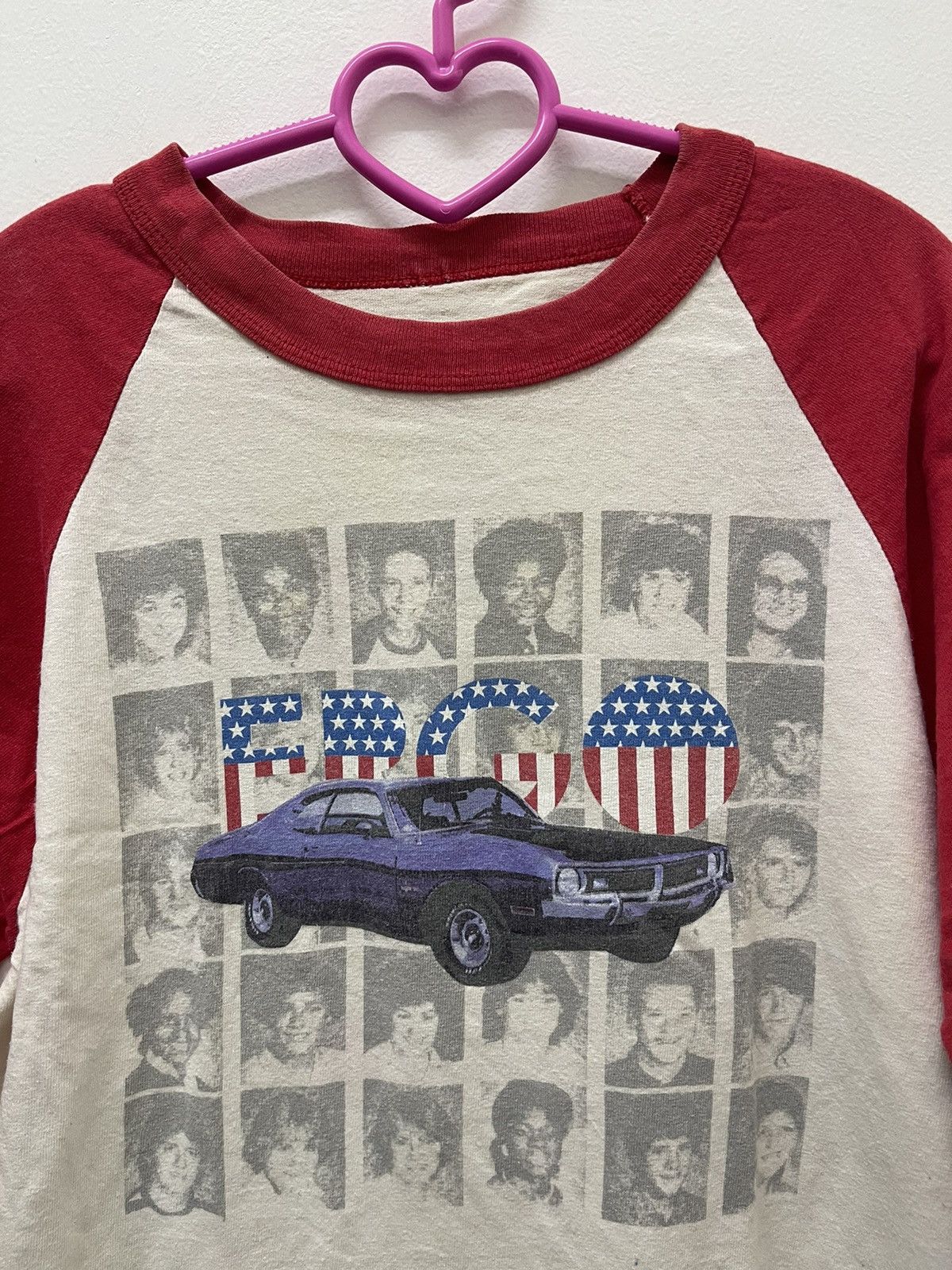 Vintage Rare ERGO Dodge Raglan 3q Tee Size US S / EU 44-46 / 1 - 2 Thumbnail