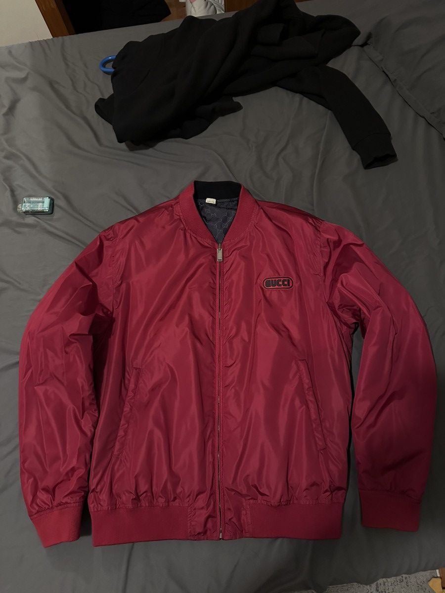 Gucci Gucci REVERSIBLE GG NYLON BOMBER JACKET 50 IT Medium-Large Size US M / EU 48-50 / 2 - 10 Thumbnail