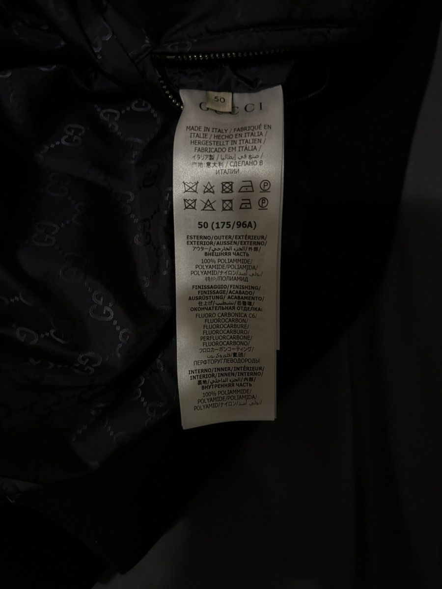 Gucci Gucci REVERSIBLE GG NYLON BOMBER JACKET 50 IT Medium-Large Size US M / EU 48-50 / 2 - 14 Thumbnail