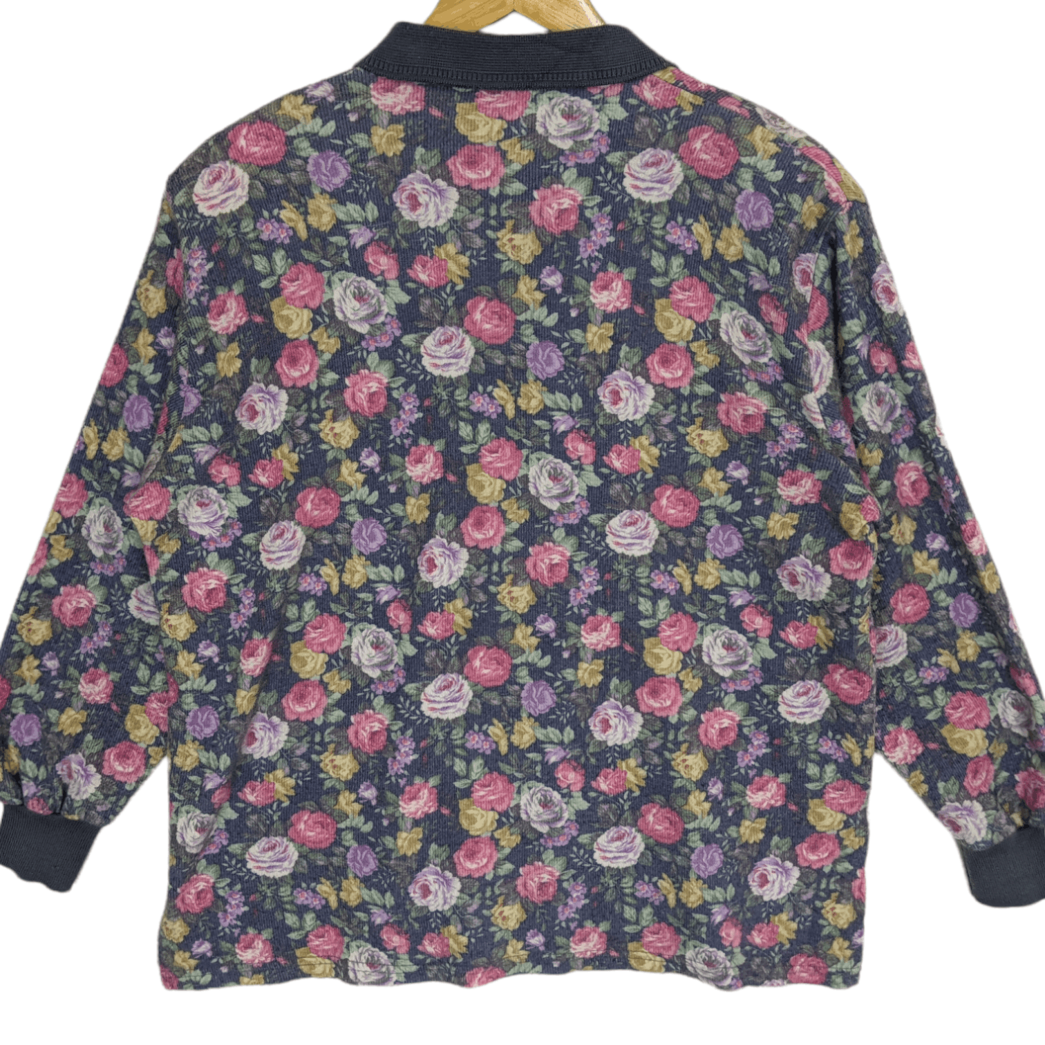 Japanese Brand Japan CHAR DIN Flower Button Up Shirt Size L / US 10 / IT 46 - 6 Thumbnail