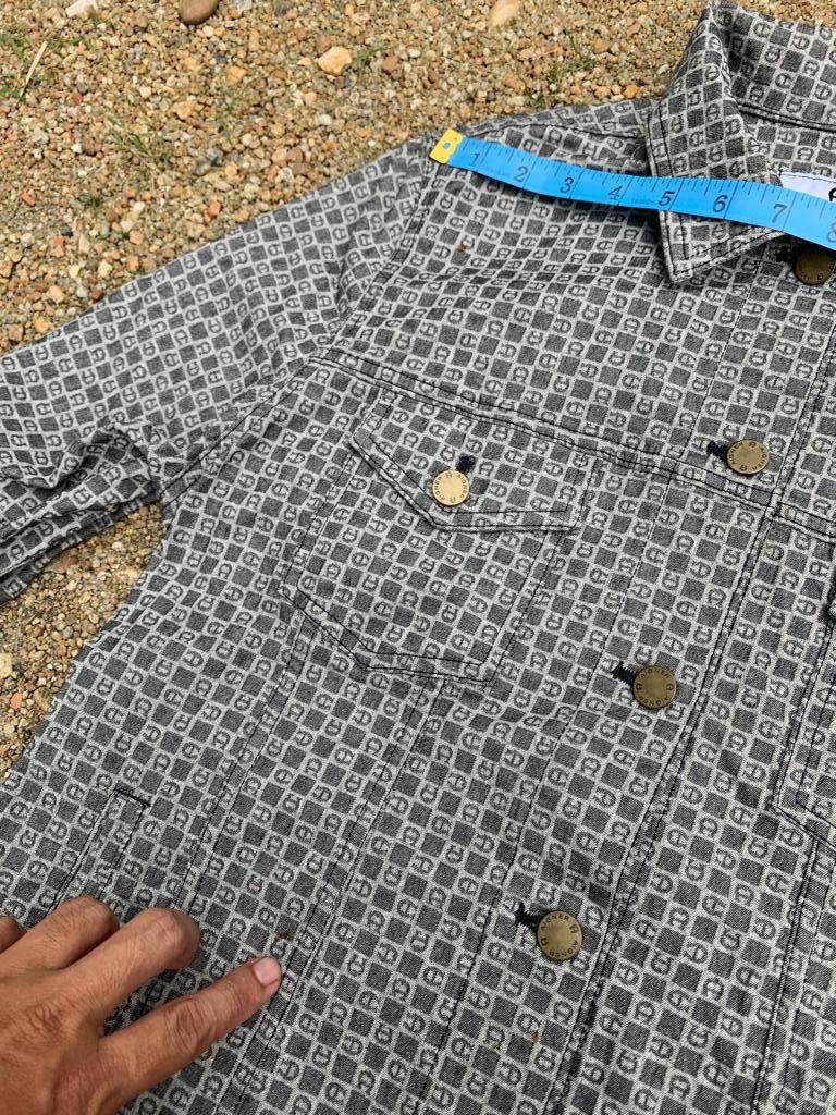 Aigner Aigner Monogram Button Up Jacket Size L / US 10 / IT 46 - 8 Thumbnail