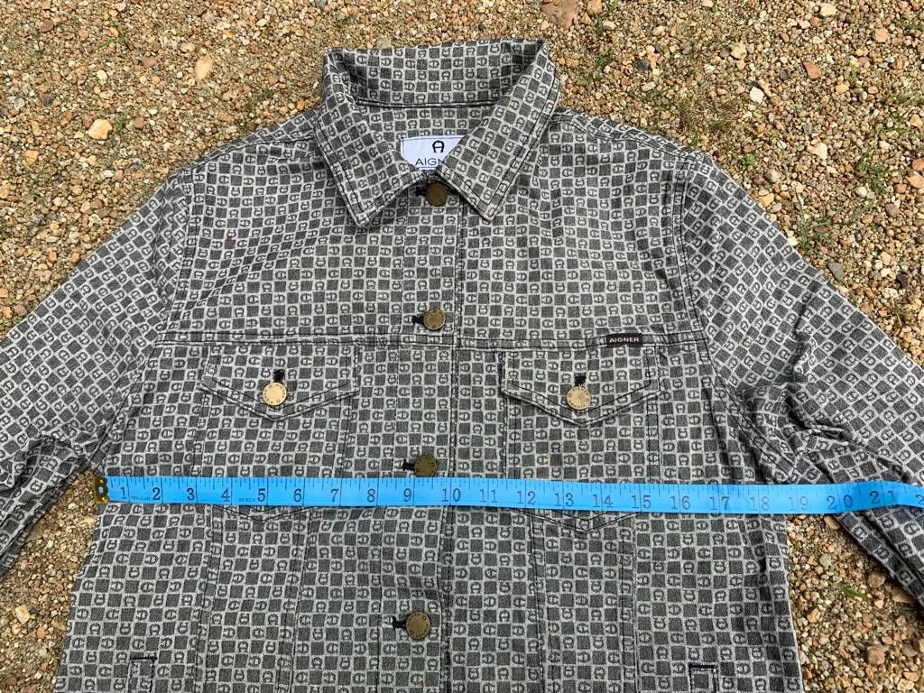 Aigner Aigner Monogram Button Up Jacket Size L / US 10 / IT 46 - 13 Thumbnail