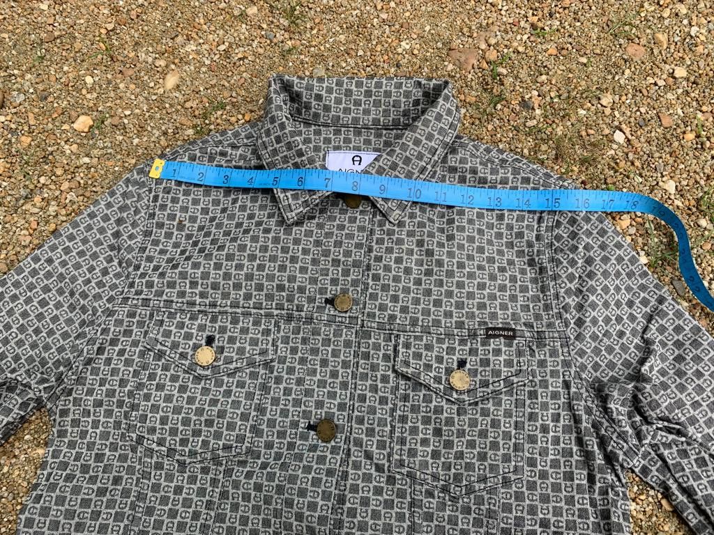 Aigner Aigner Monogram Button Up Jacket Size L / US 10 / IT 46 - 15 Thumbnail