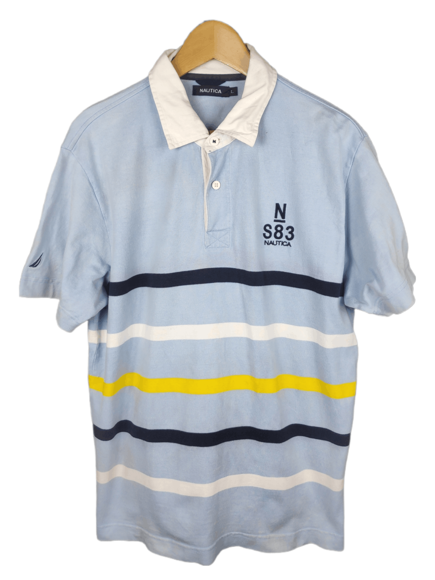 Nautica Vintage Nautica Sailing Gear Shirt Size US L / EU 52-54 / 3 - 1 Thumbnail