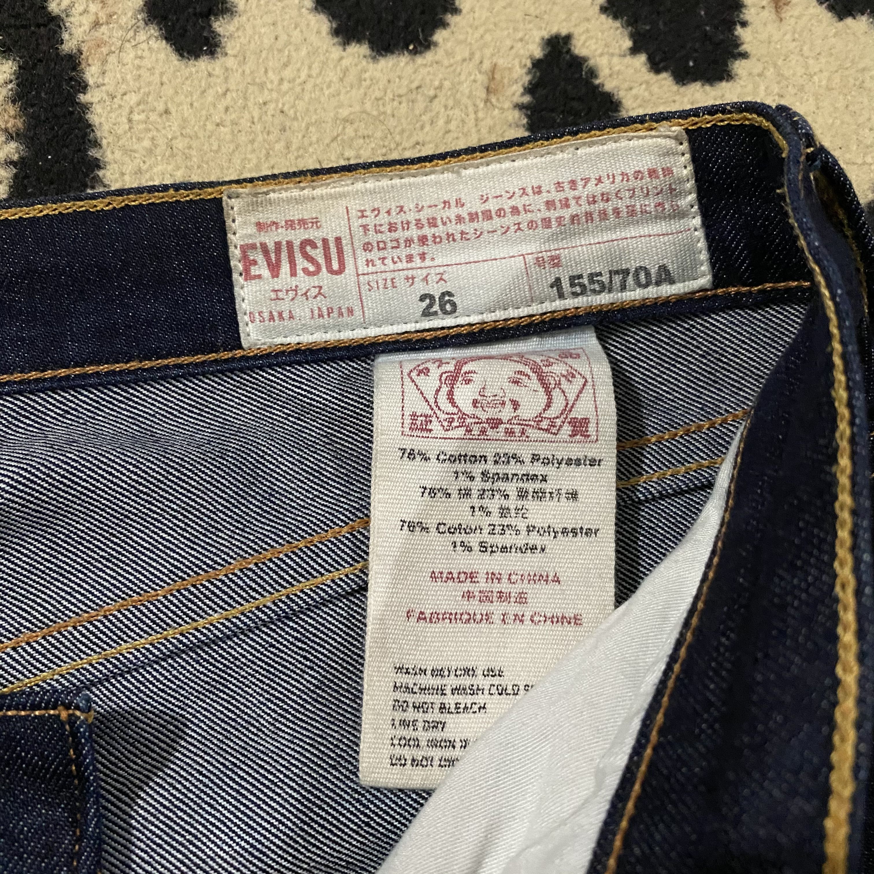 Evisu Evisu Big Logo Pants Size US 26 / EU 42 - 7 Thumbnail