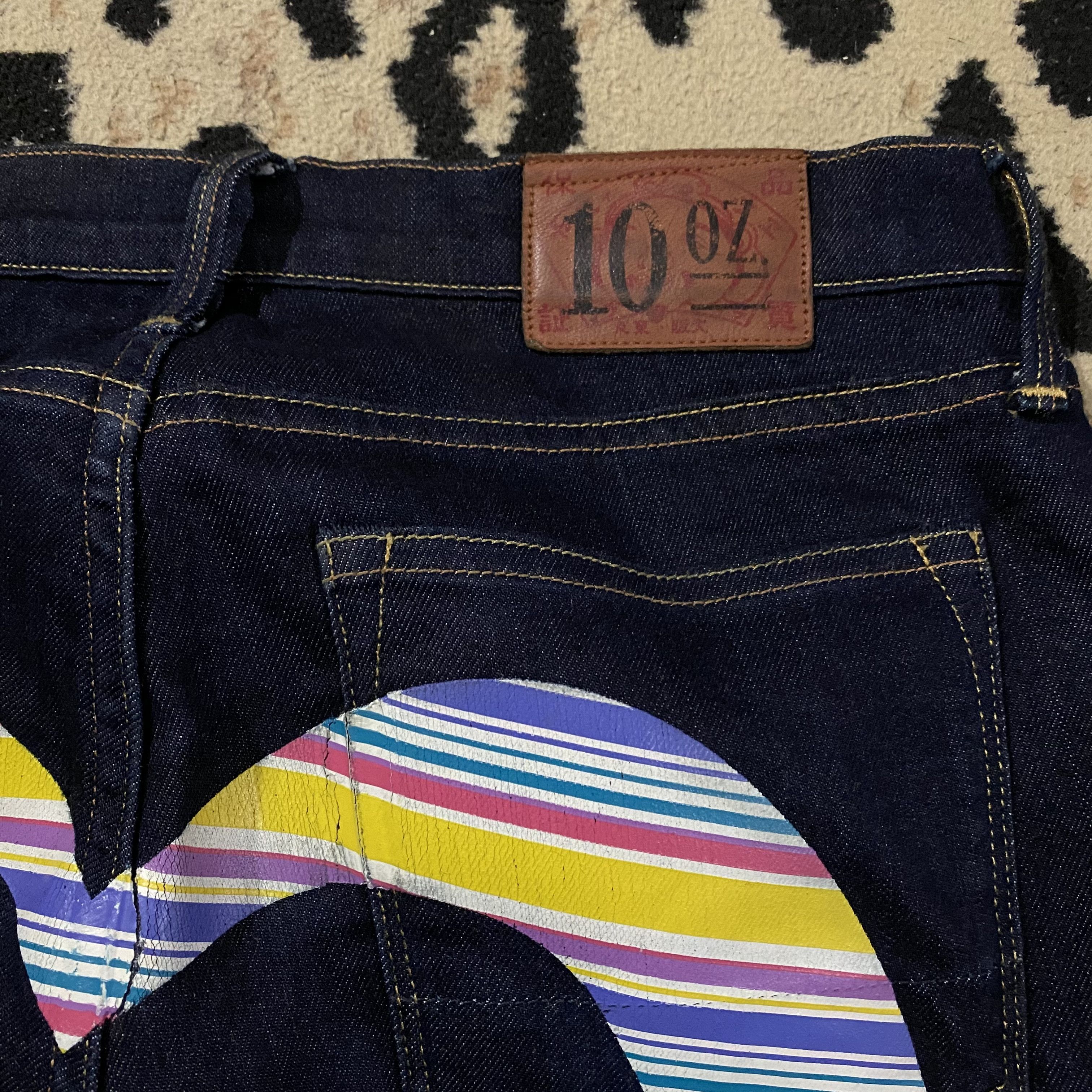 Evisu Evisu Big Logo Pants Size US 26 / EU 42 - 3 Thumbnail